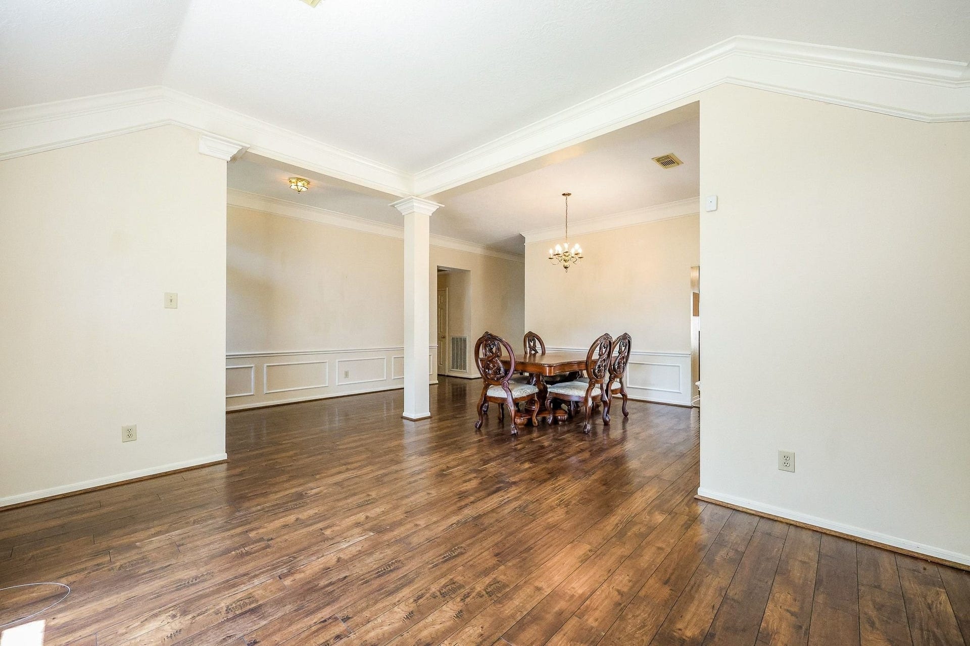 Spacious space for game area or office at home