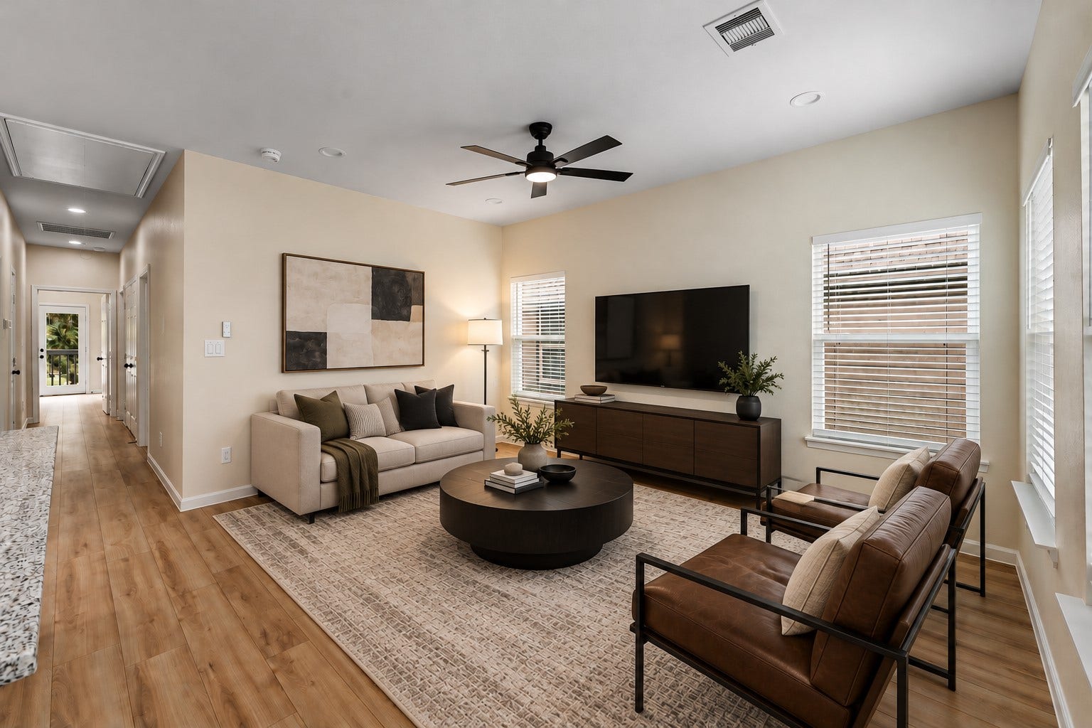 5323 Groveton Street, #A, Houston, TX 77033 virtually staged