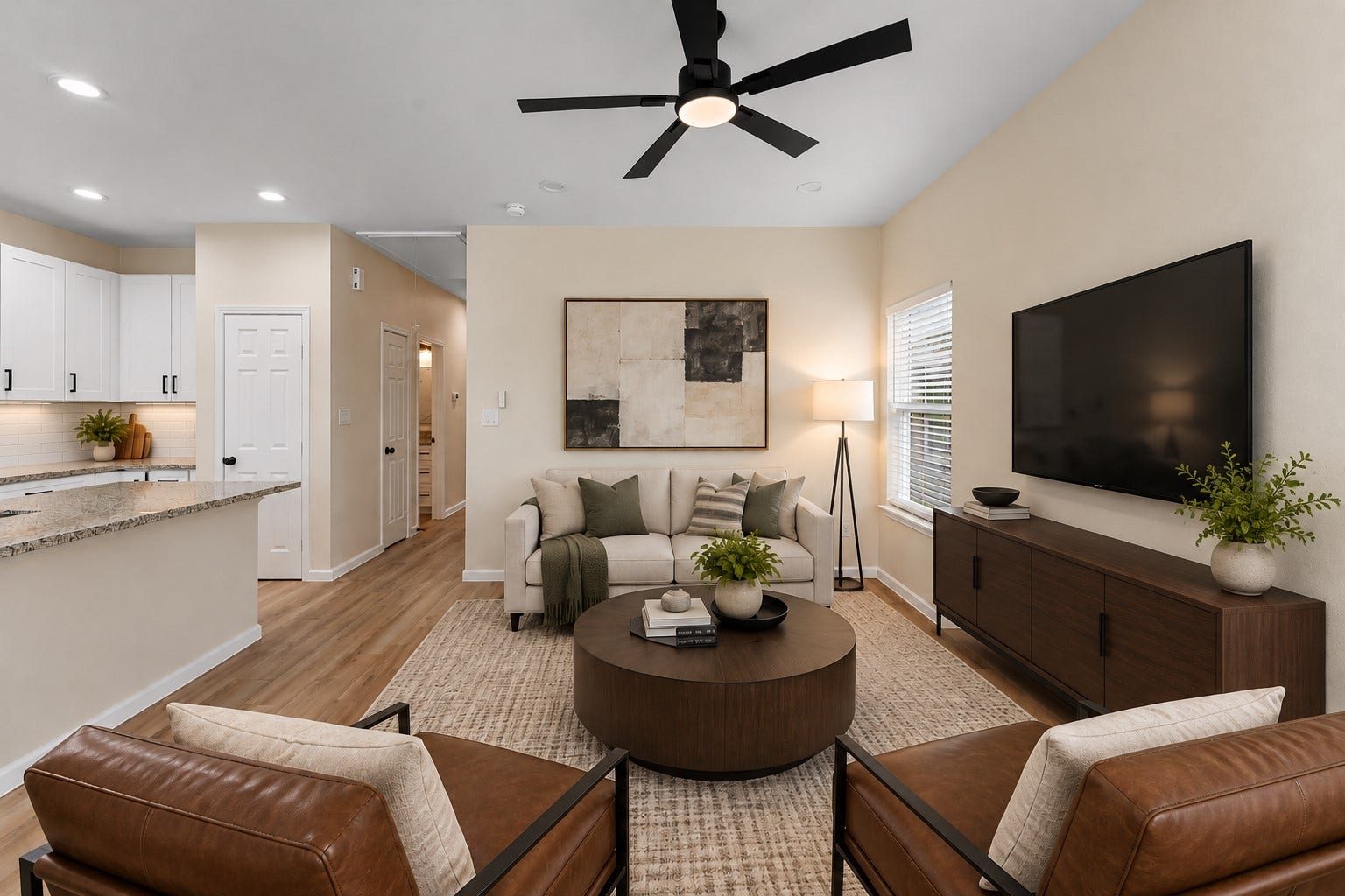 5323 Groveton Street, #A, Houston, TX 77033 virtually staged