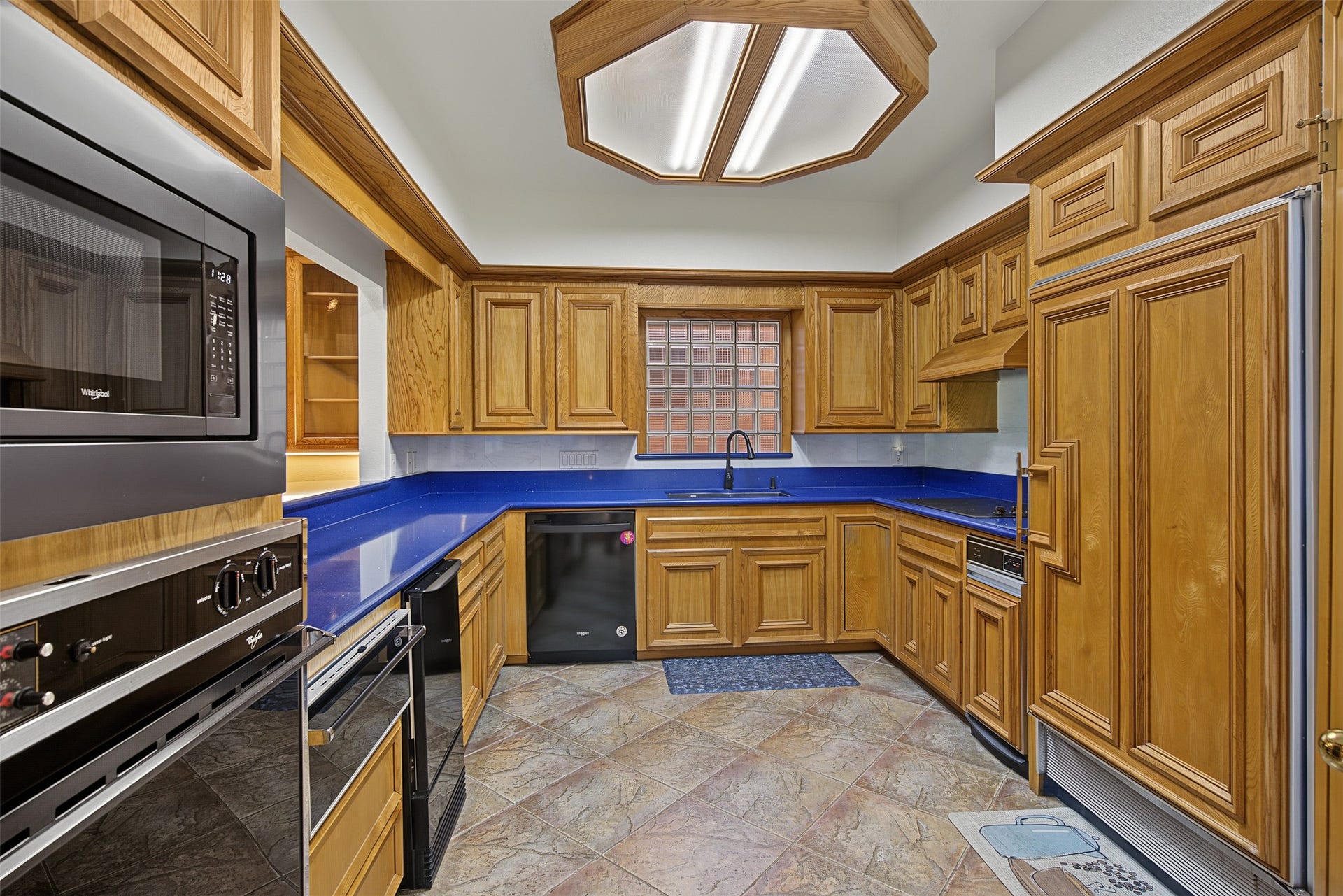 Plenty of space with lots of cabinet and counter space.