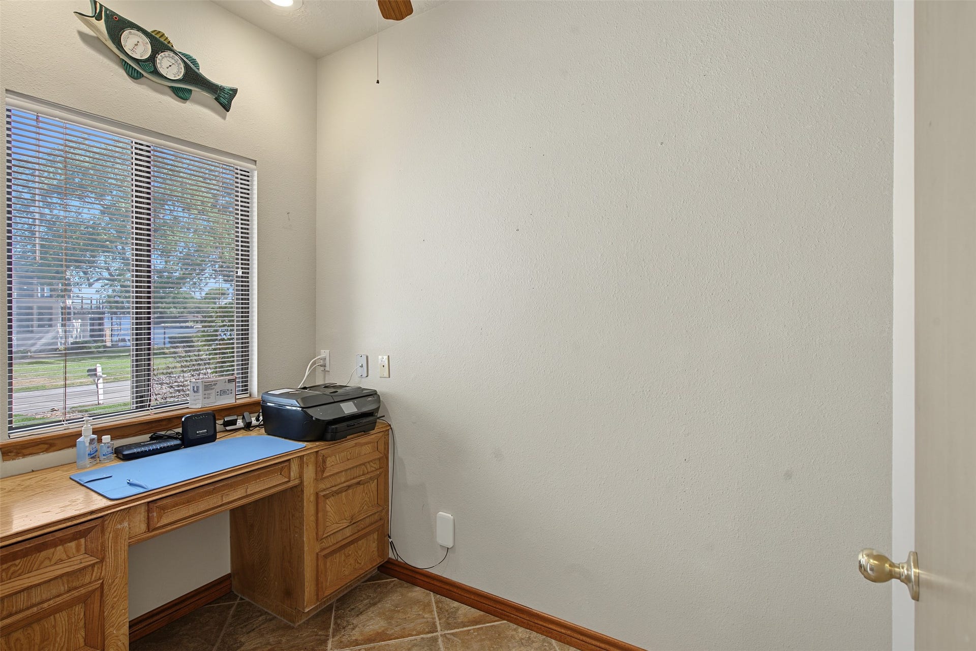 Enjoy the water view from your dedicated office.