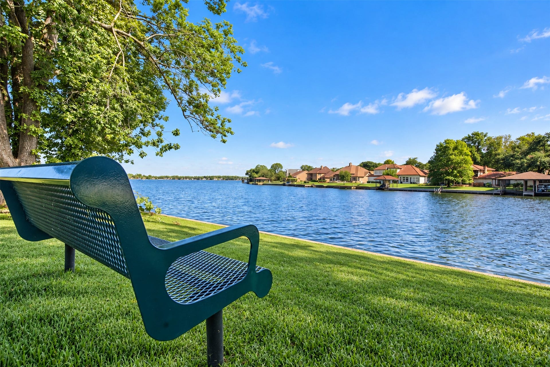 Enjoy views of the water directly across the street.