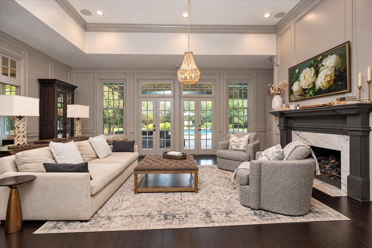 14026 Champions Hamlet Court, Houston, TX 77069 New triple-pane windows bring in natural light and views of the mature landscaping, while ceiling speakers connect to Sonos for your favorite playlist.
