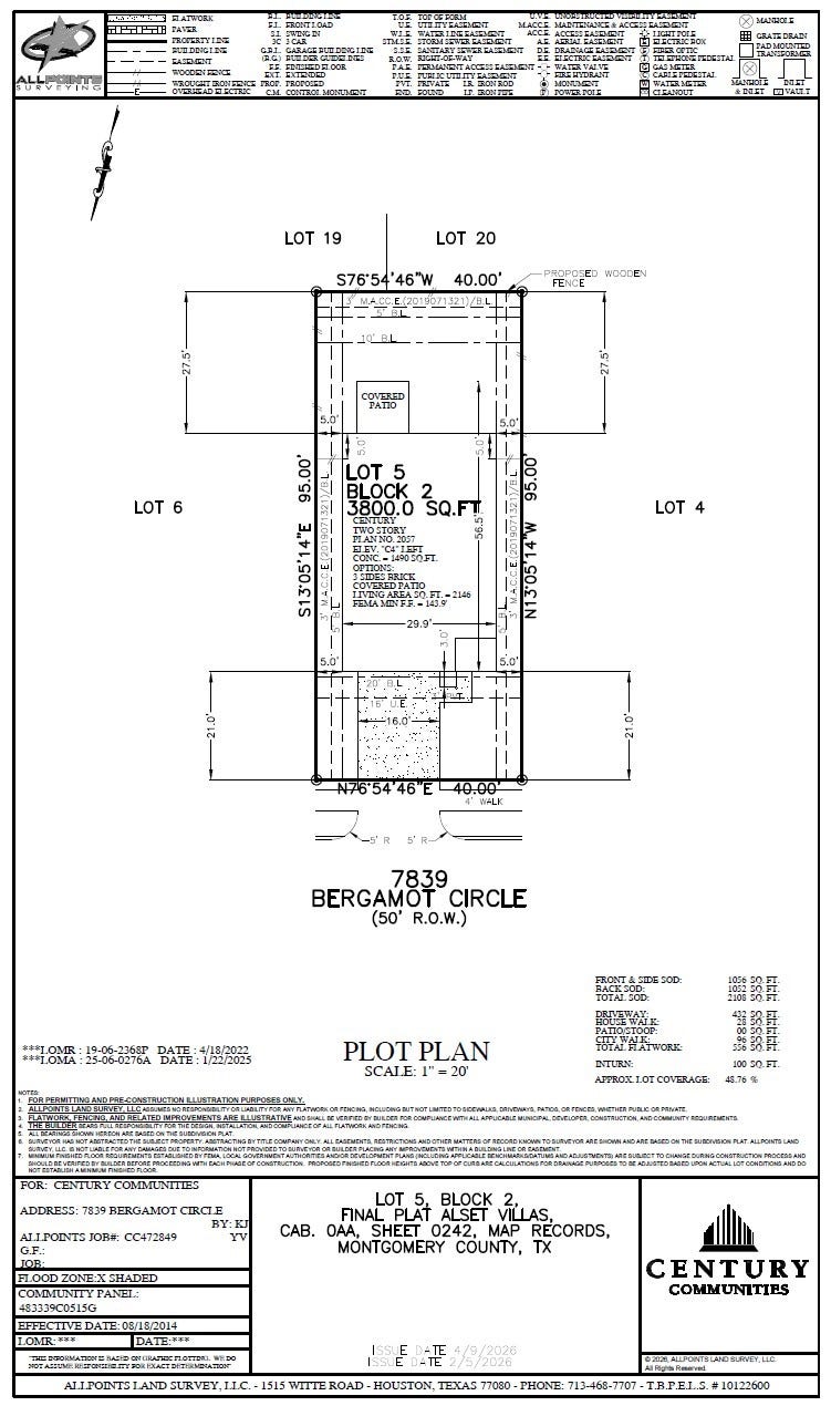 7839 Bergamot Circle, Magnolia, TX 77354 7839 Bergamot Circle, Magnolia, TX 77354
