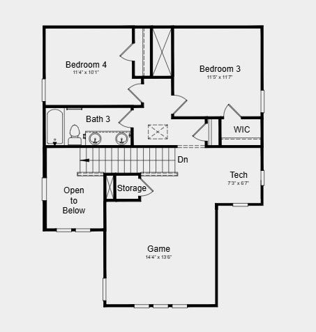 8331 Copper Meadows Lane, Cypress, TX 77433 Floor 2