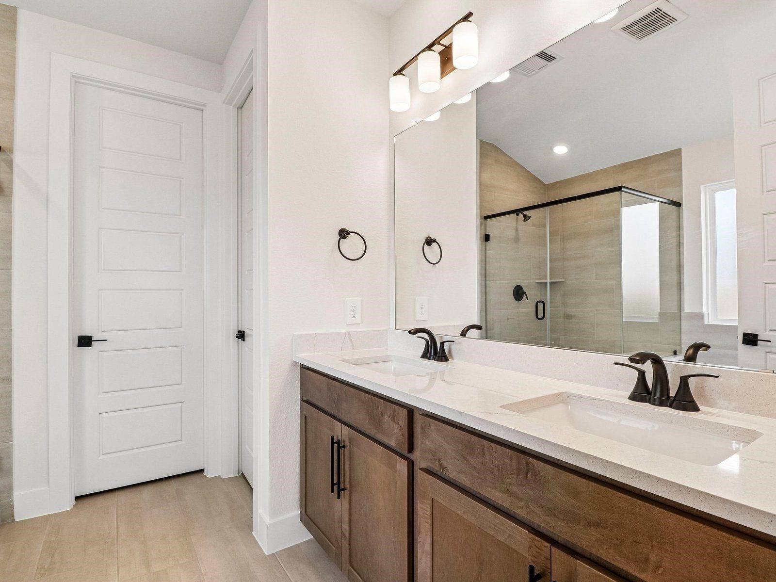 Primary bath with double sink