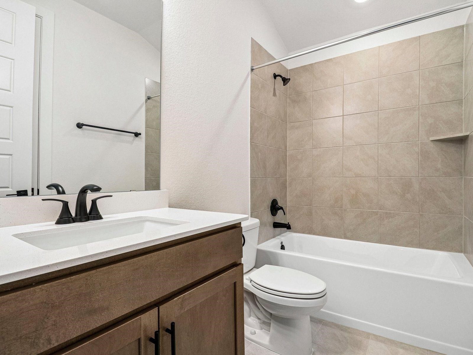 Second Full Bathroom with Tub and shower