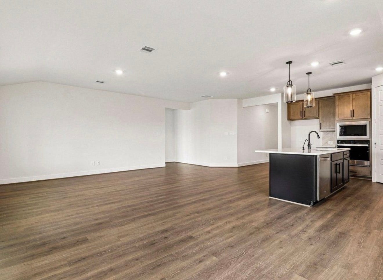 View of living/dining room