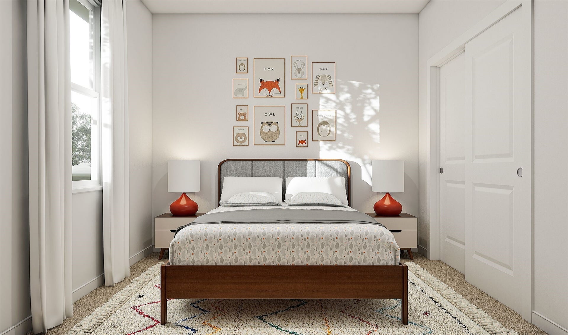 424 East Rose Marie Lane, Montgomery, TX 77356 Bedroom 2 (*Artist rendering used for illustration purposes only.)