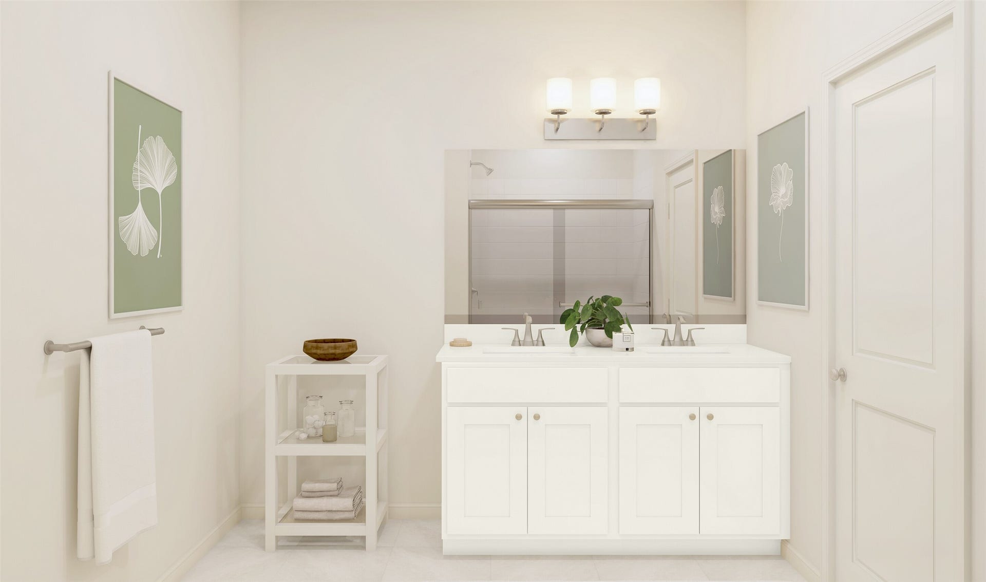 424 East Rose Marie Lane, Montgomery, TX 77356 Relaxing primary bath (*Artist rendering used for illustration purposes only.)