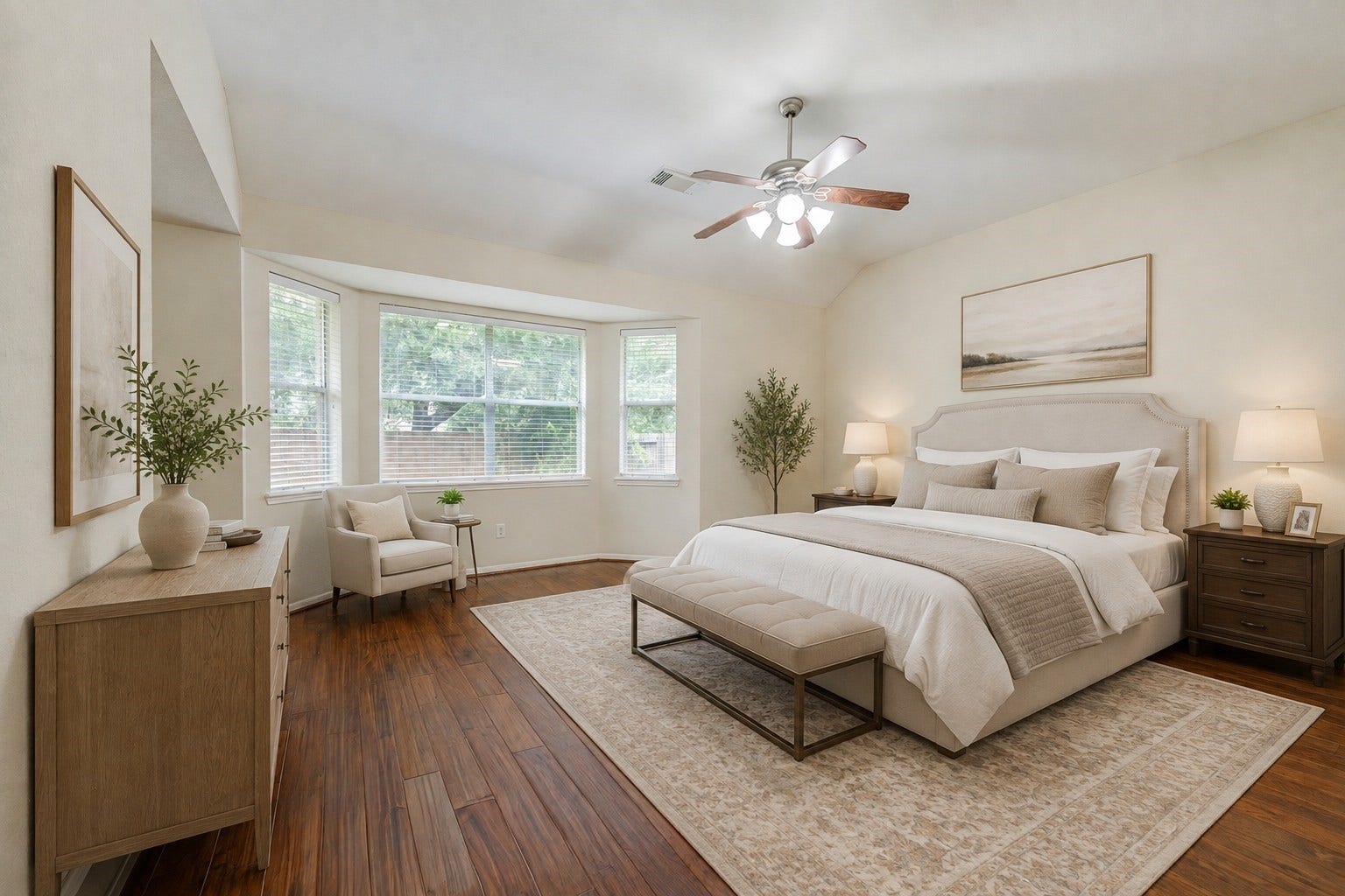 7811 Ravens Point Drive, Richmond, TX 77406 Virtually staged primary bedroom