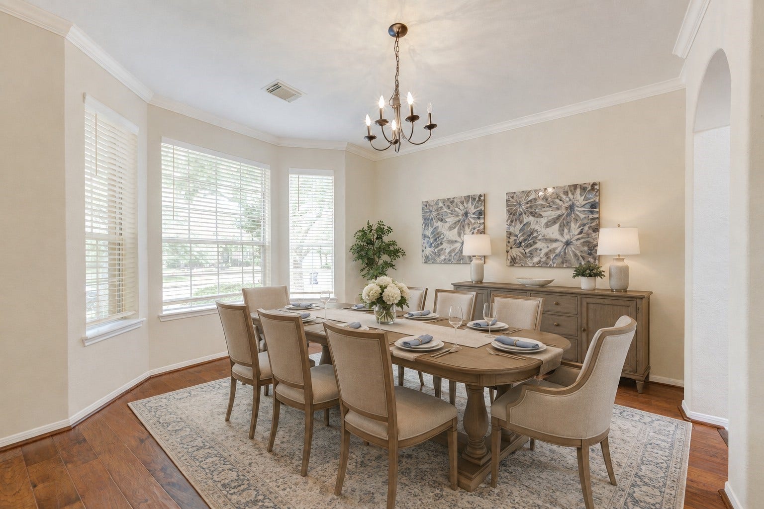 7811 Ravens Point Drive, Richmond, TX 77406 Virtually Staged Formal Dining Room
