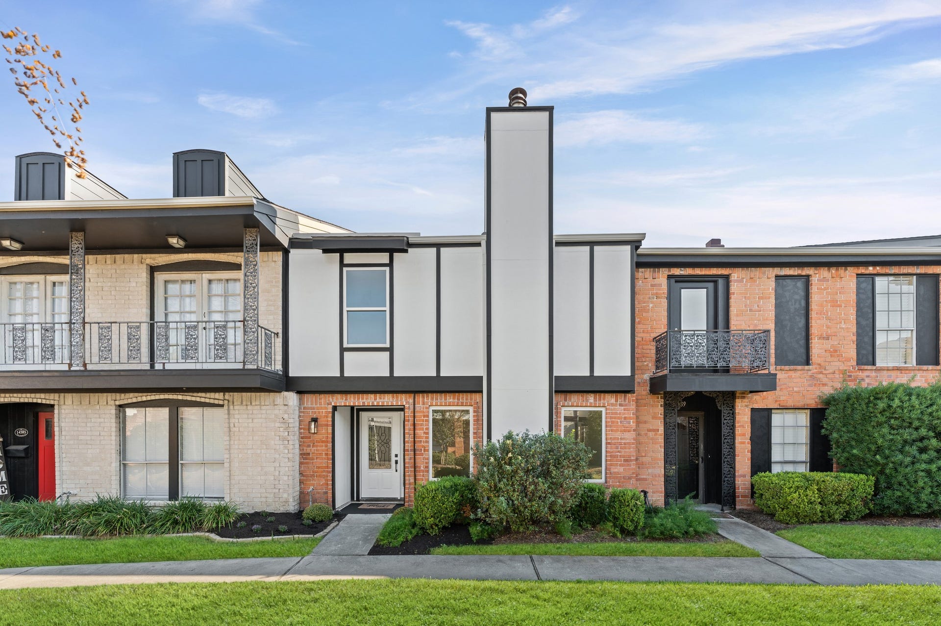 An exterior view of the townhome!