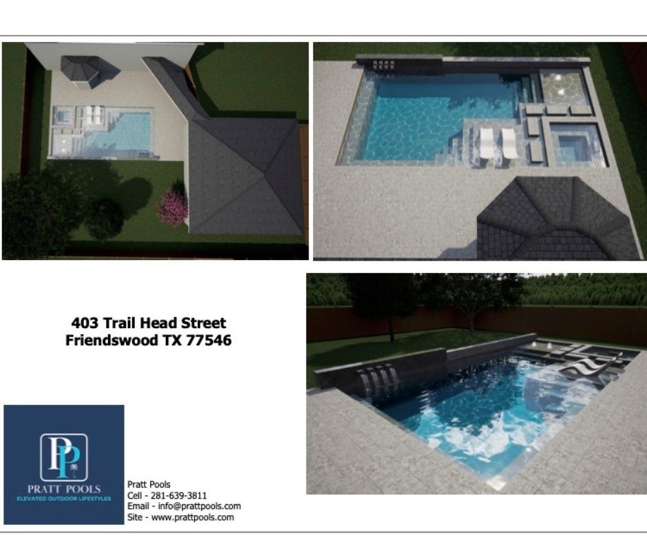 403 Trail Head Street, Friendswood, TX 77546 Pool-ready survey-based design from Pratt Pools available on request. Plenty of space to create the backyard of your dreams.