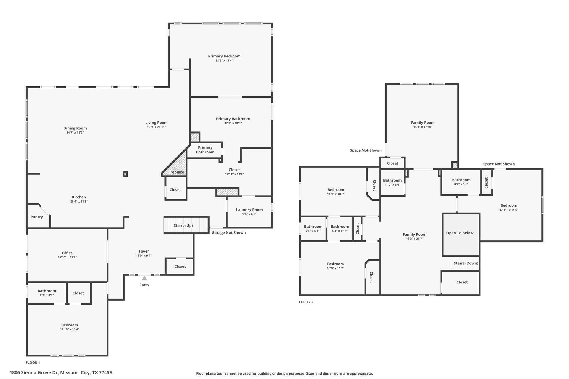 1806 Sienna Grove Drive, Missouri City, TX 77459 Combined floors.