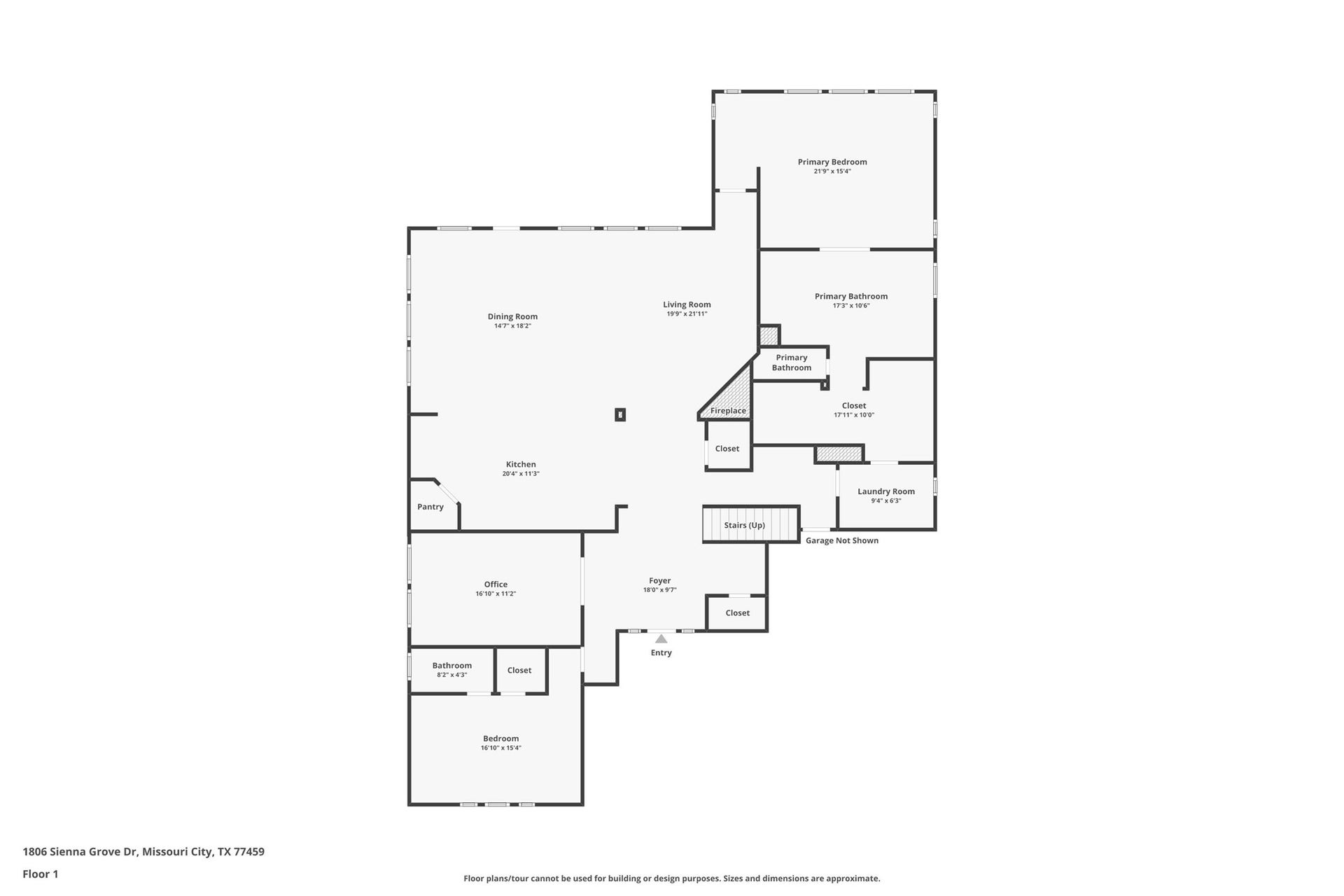 1806 Sienna Grove Drive, Missouri City, TX 77459 First floor.