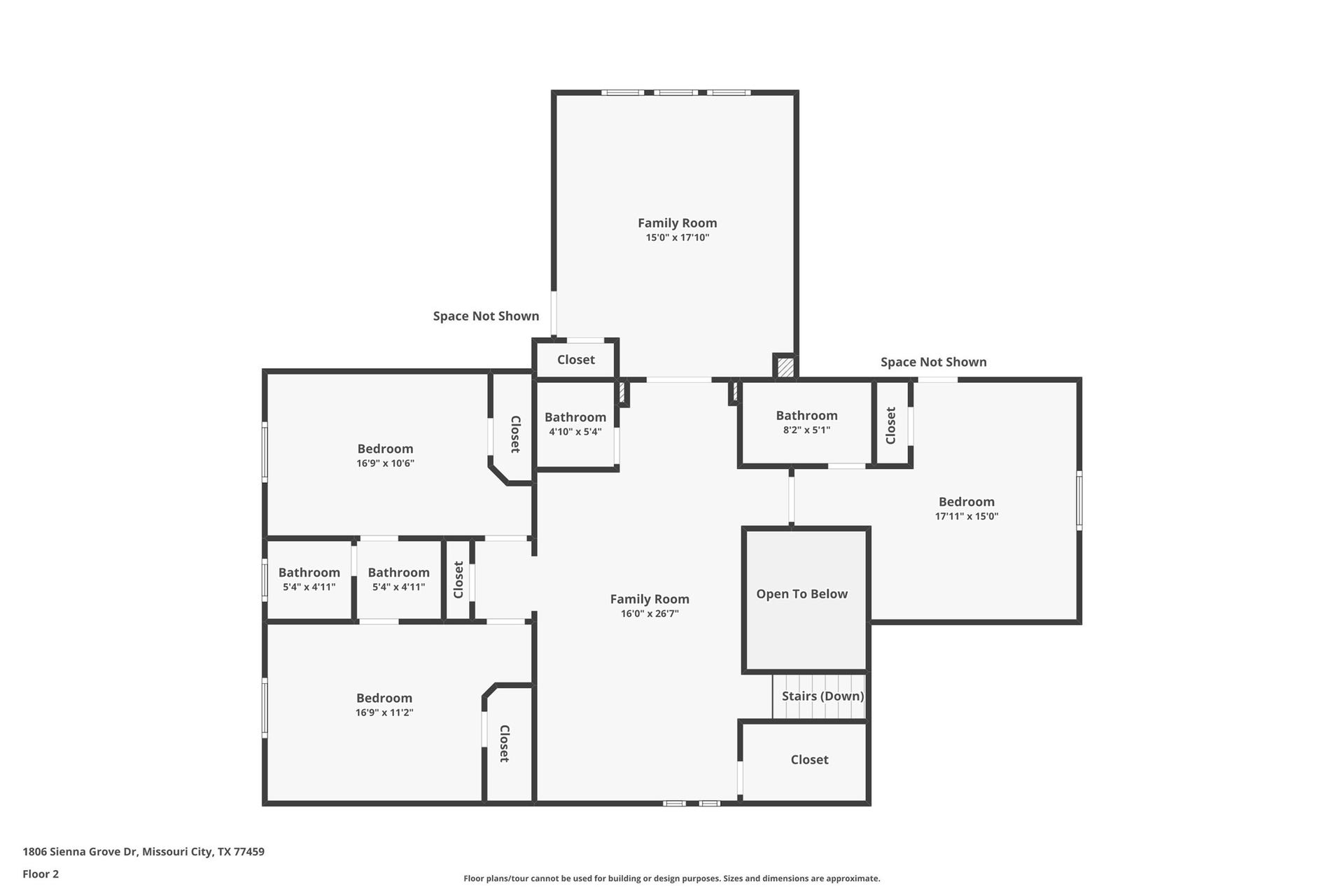 1806 Sienna Grove Drive, Missouri City, TX 77459 Second floor.