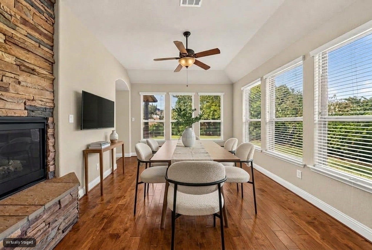 12218 Rampy Green Drive, Tomball, TX 77377 Virtually Staged Breakfast Room