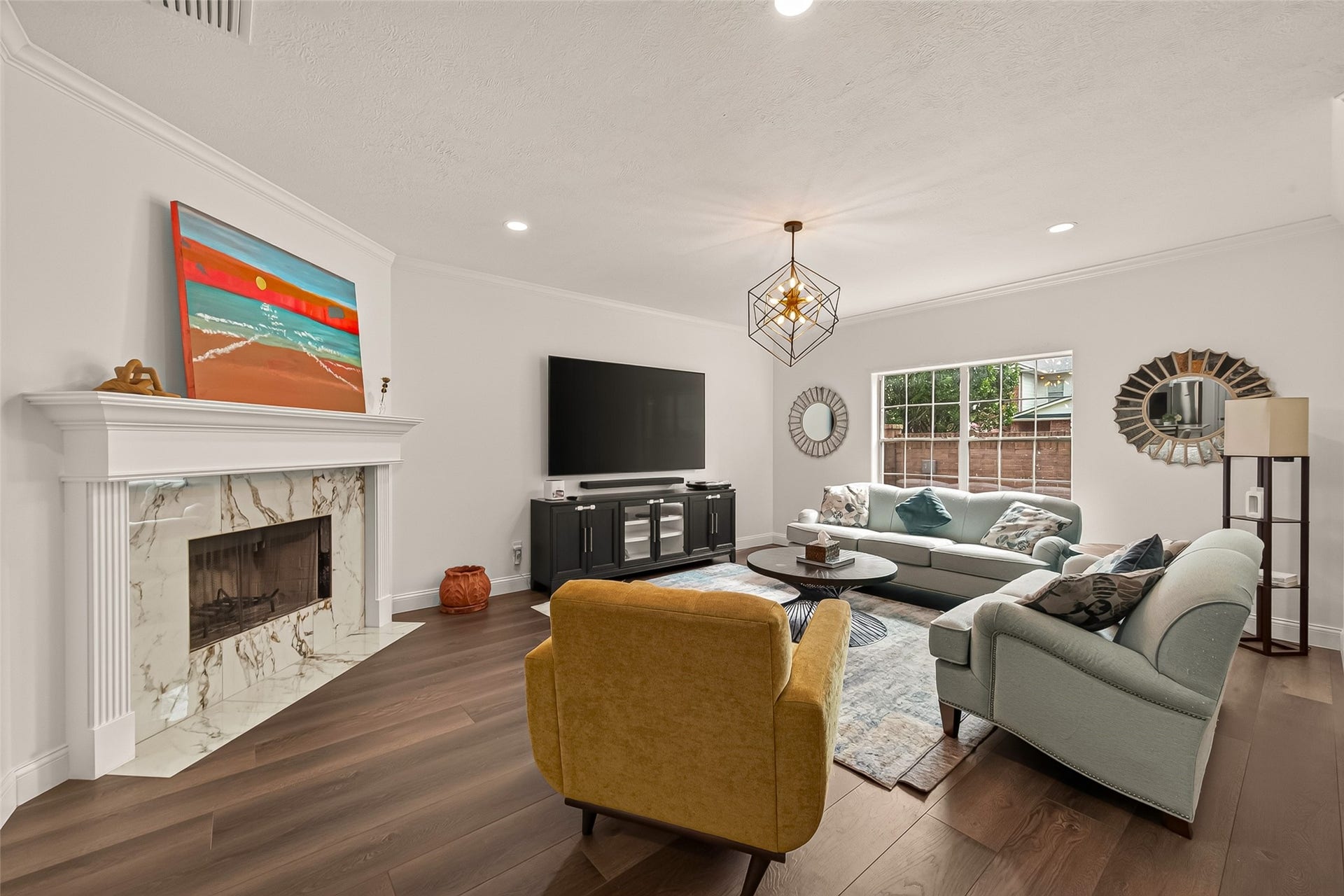 2865 Westhollow Drive, #43, Houston, TX 77082 Cozy up by the fireplace in this sun-drenched, sophisticated living sanctuary.