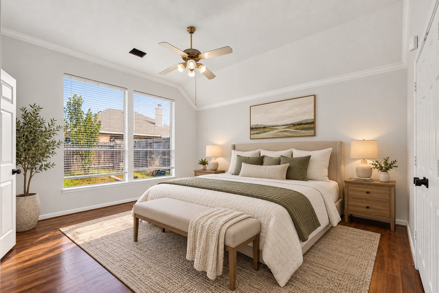 12214 Aspen Lane, Stafford, TX 77477 Virtually staged Primary bedroom