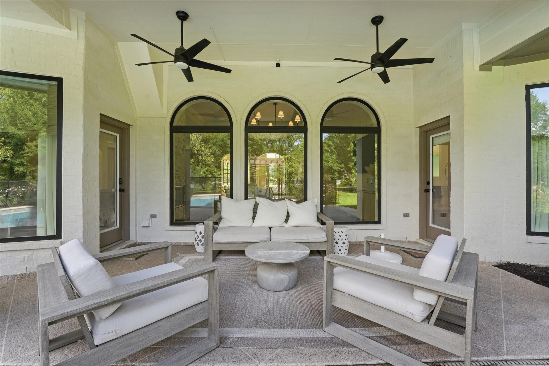 23210 Willowcreek Stables Road, Spring, TX 77389 Awesome covered back patio, overlooking the pool.