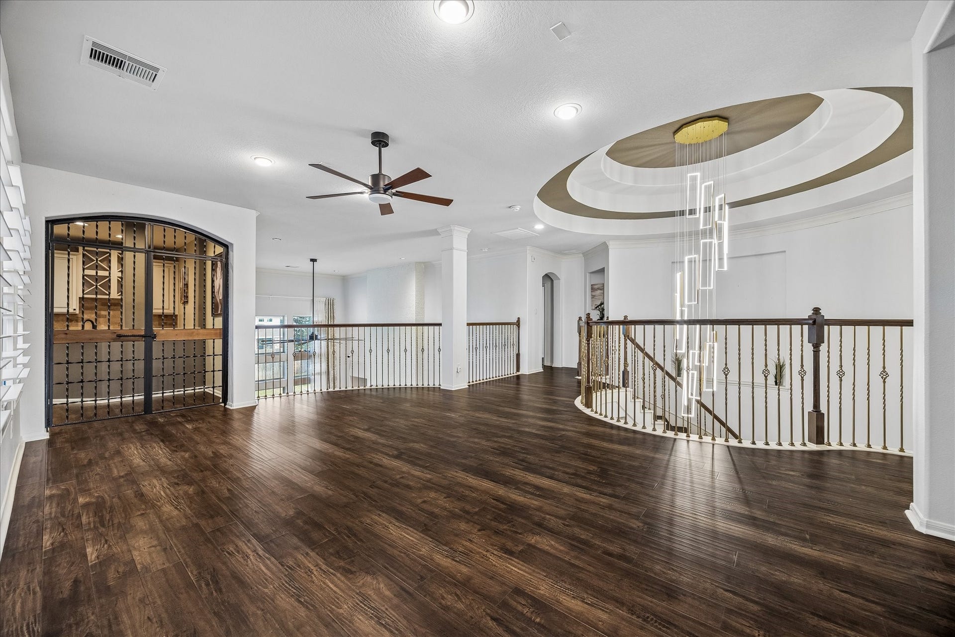 1207 Speedwell Court, Katy, TX 77494 Second level looking toward the media room and wet bar