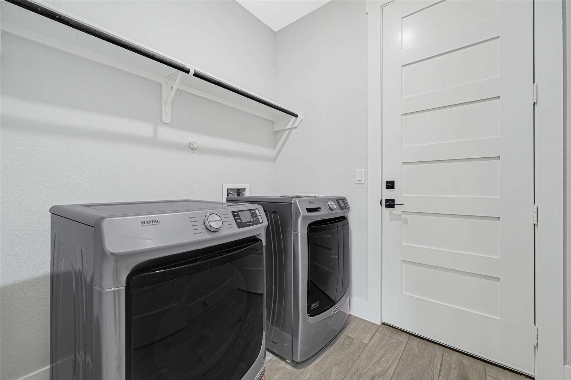 Utility Room with washer and dryer included