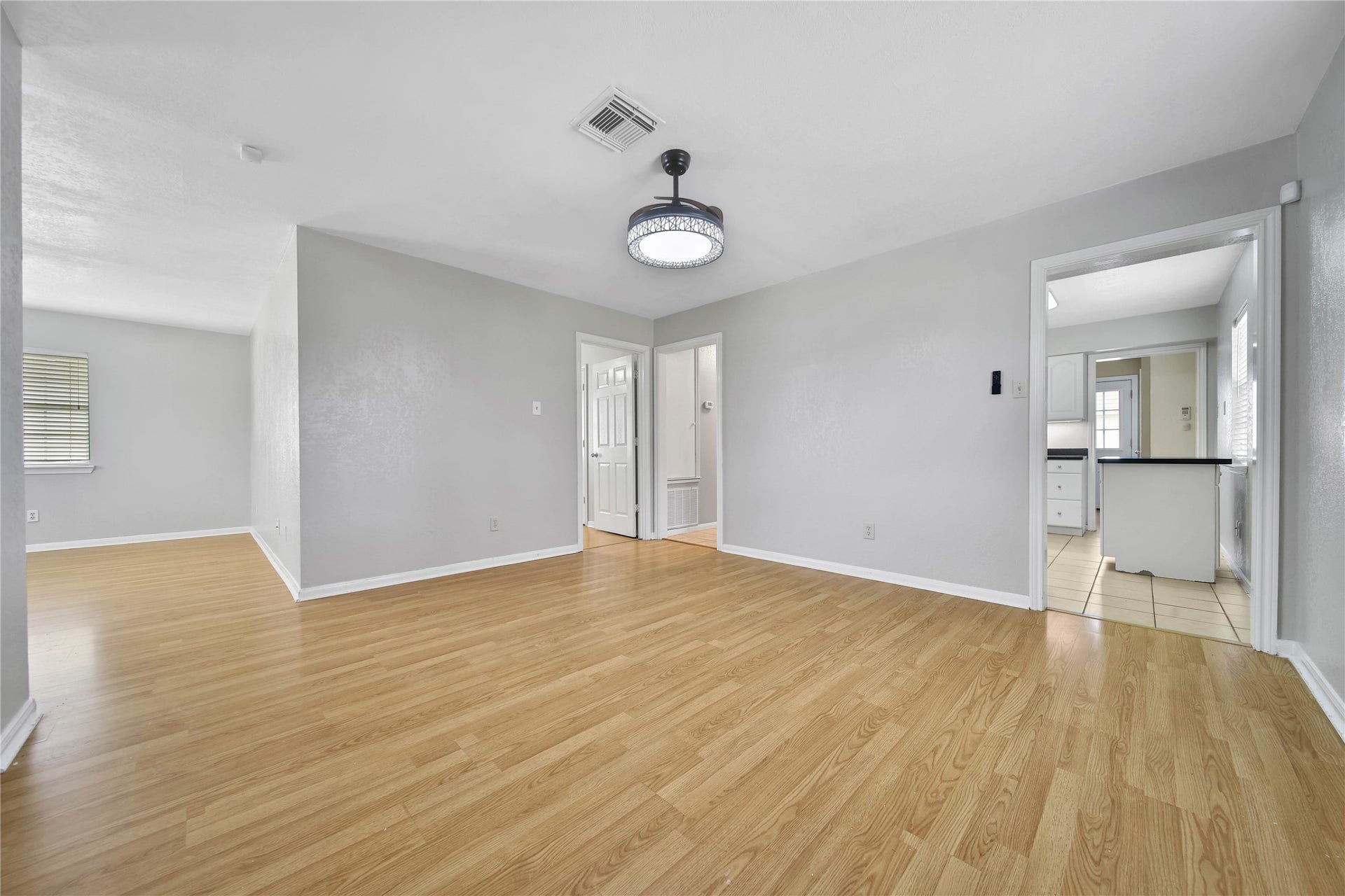 307 Lawrence Street, Tomball, TX 77375 The dining room is located just off of the kitchen.