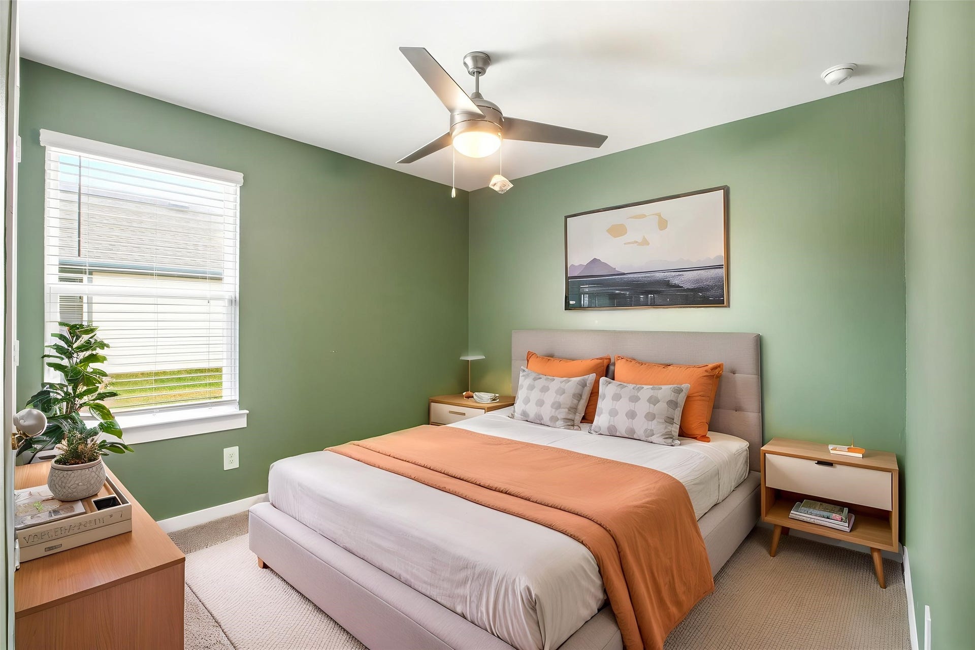 Bedroom 4, virtually staged