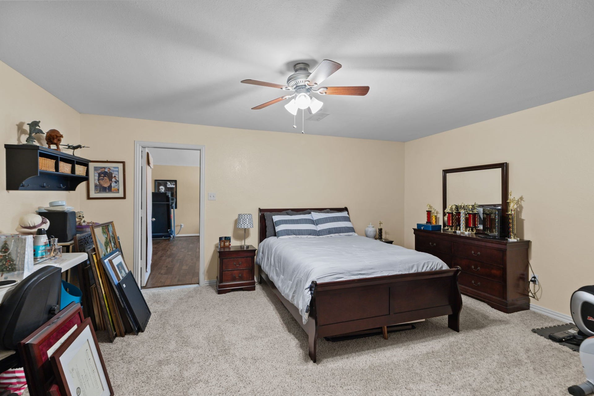 16319 Rolling View Trail, Cypress, TX 77433 The bonus room just off the game room. This could be a media room, extra bedroom (no closet) or storage if that fills a need.