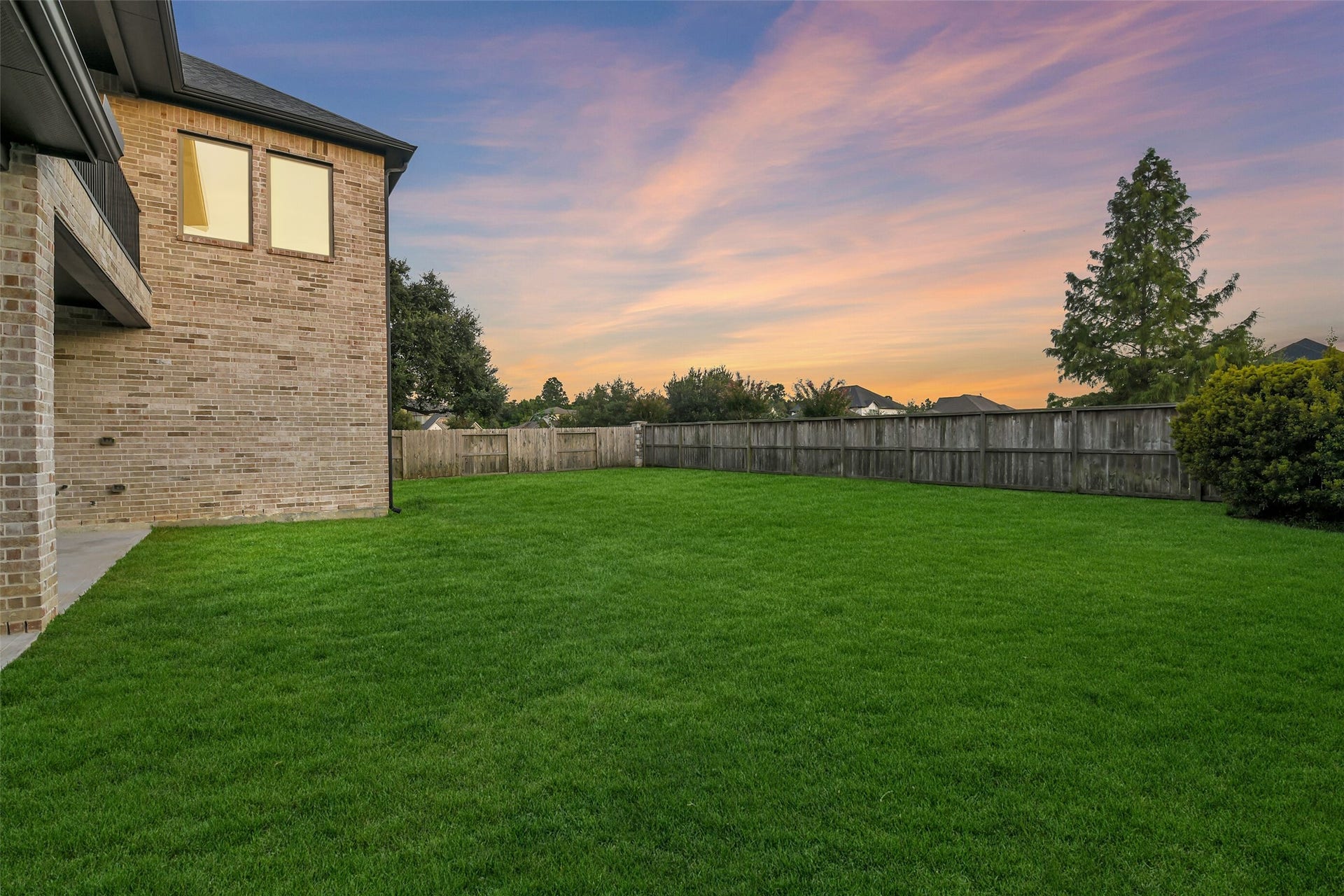 13611 Saddlebred Springs Lane, Cypress, TX 77429 Another angle of this expansive backyard.