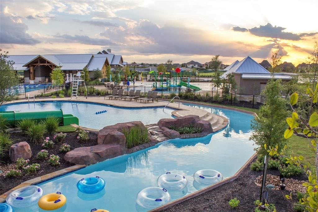 17931 Pecan Bayou Lane, Cypress, TX 77433 Community water park with a lazy river.