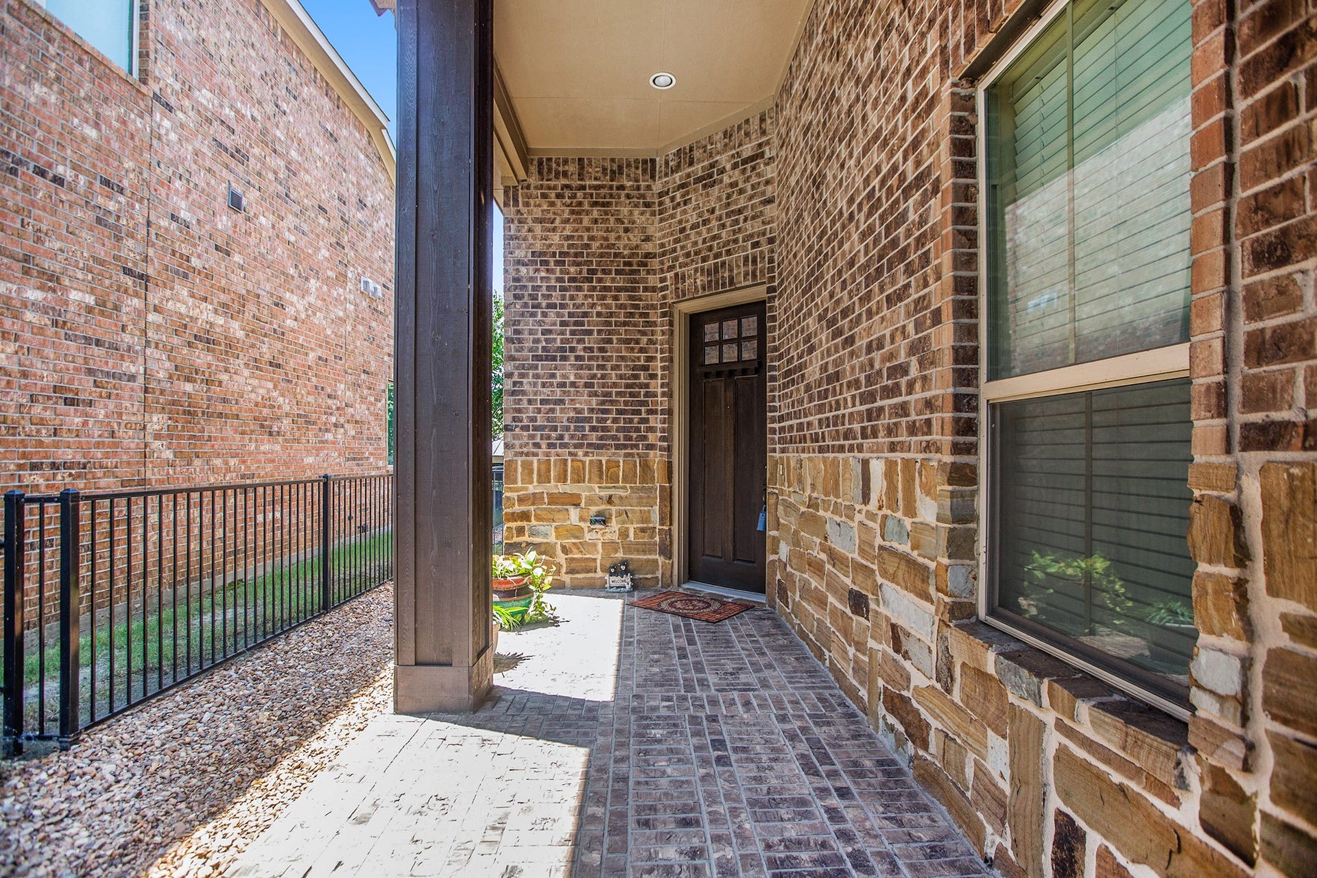 17931 Pecan Bayou Lane, Cypress, TX 77433 Covered pathway leading to the front door.