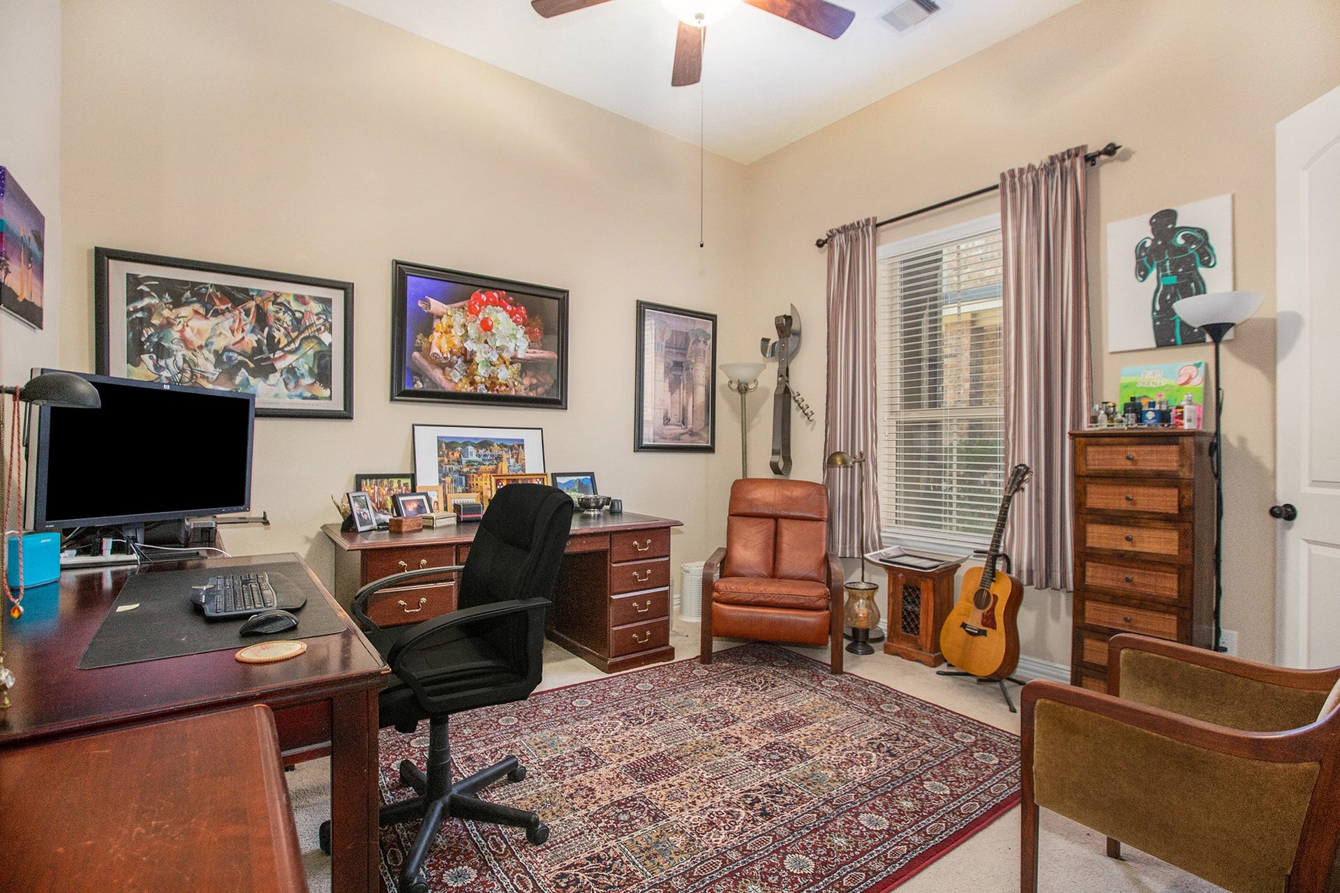 17931 Pecan Bayou Lane, Cypress, TX 77433 Secondary bedroom currently furnished as a second home office.
