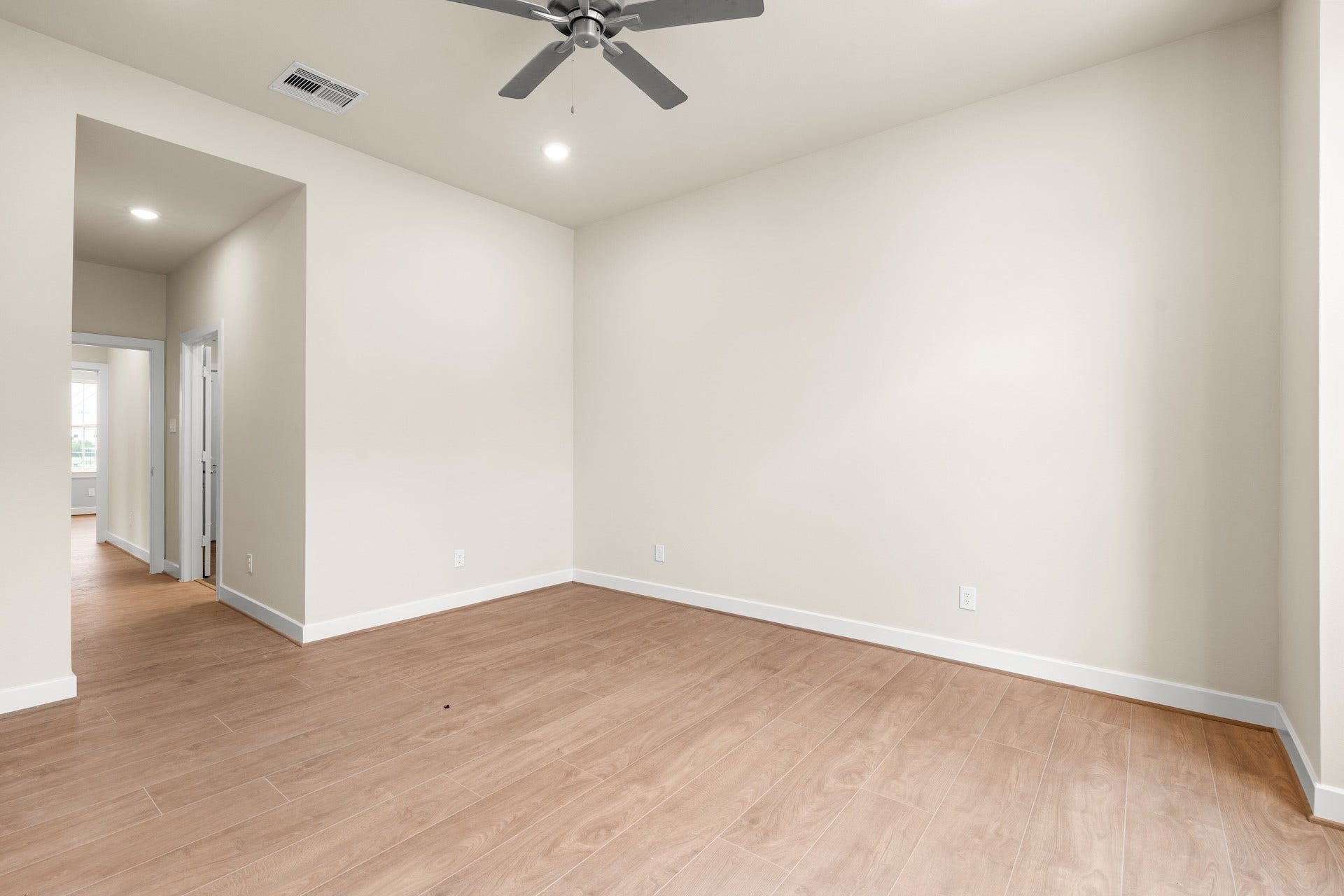 6551-6553 Rena Street, Houston, TX 77092 Primary Bedroom Previous work by the builder in the community, not representation of exact unit listed.