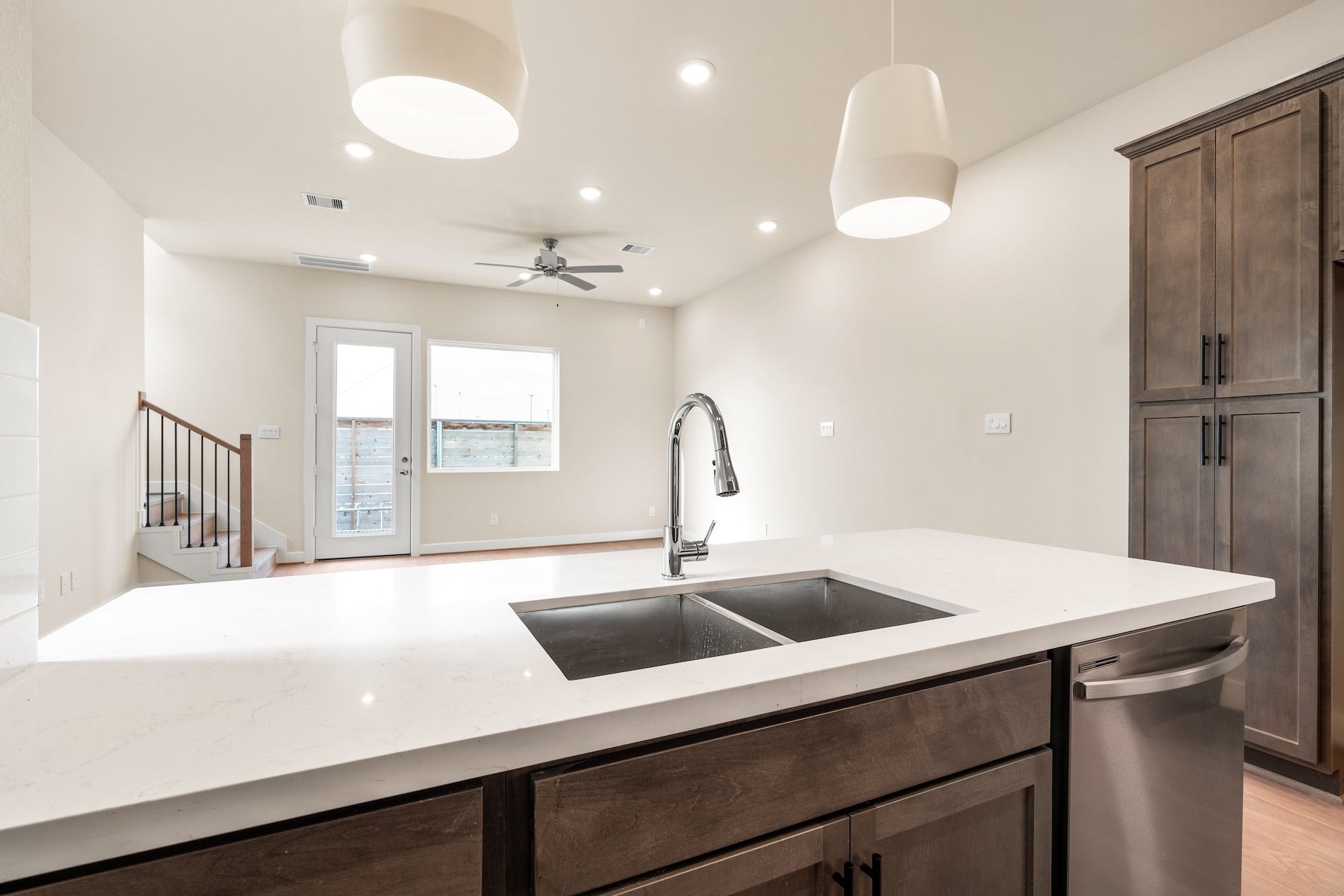 6551-6553 Rena Street, Houston, TX 77092 Kitchen Previous work by the builder in the community, not representation of exact unit listed.