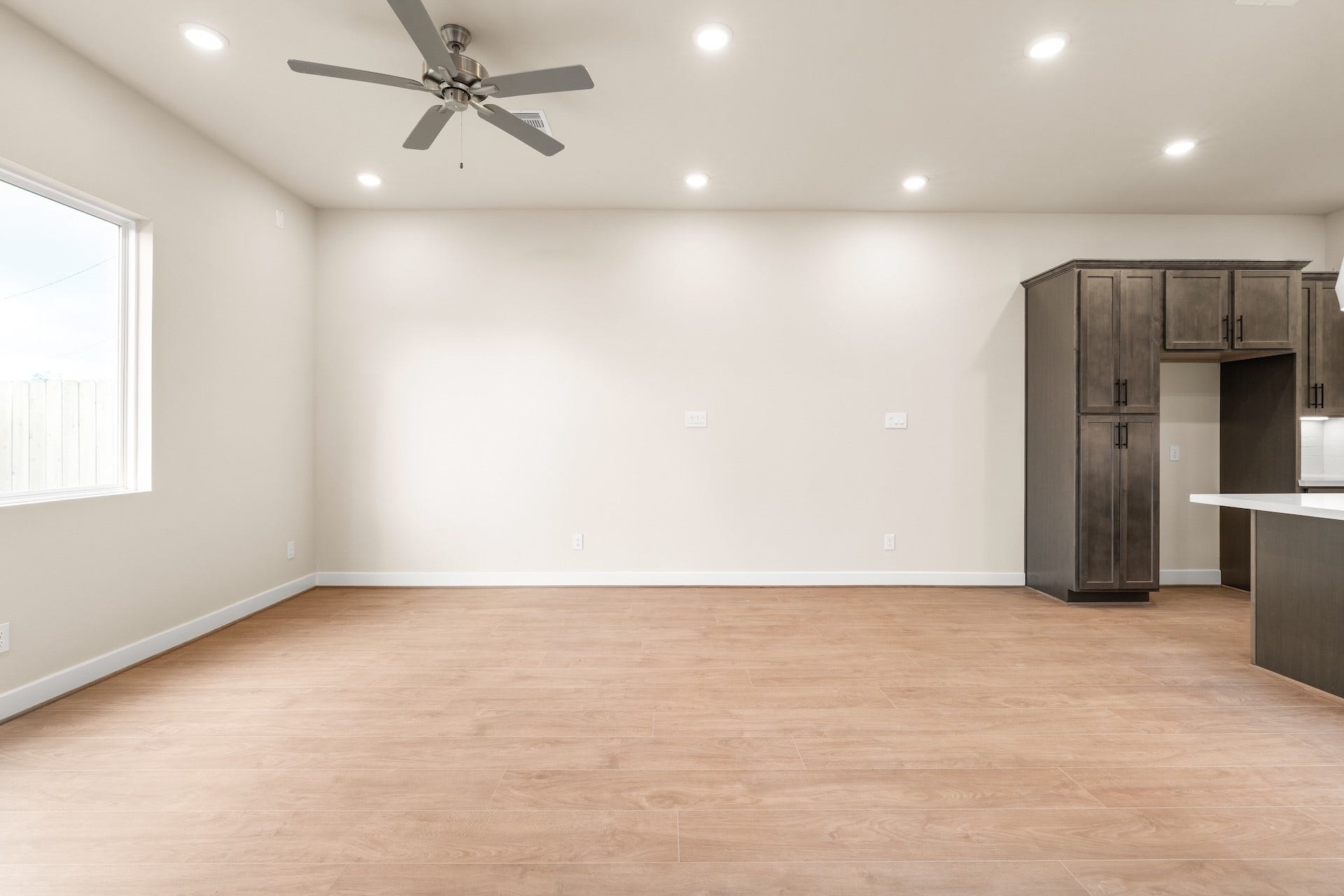 6551-6553 Rena Street, Houston, TX 77092 Living Room Previous work by the builder in the community, not representation of exact unit listed