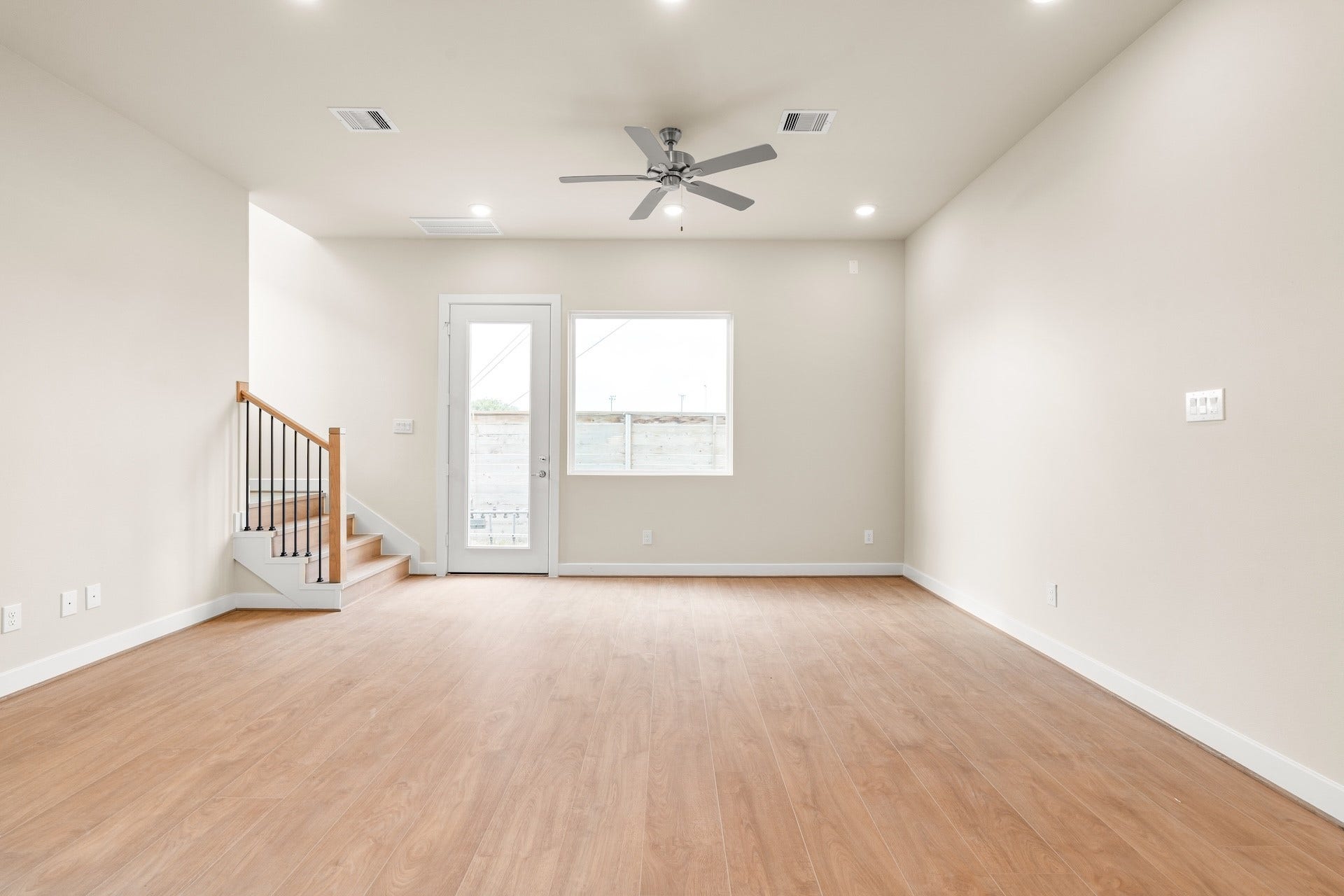 6551-6553 Rena Street, Houston, TX 77092 Living Room Previous work by the builder in the community, not representation of exact unit listed