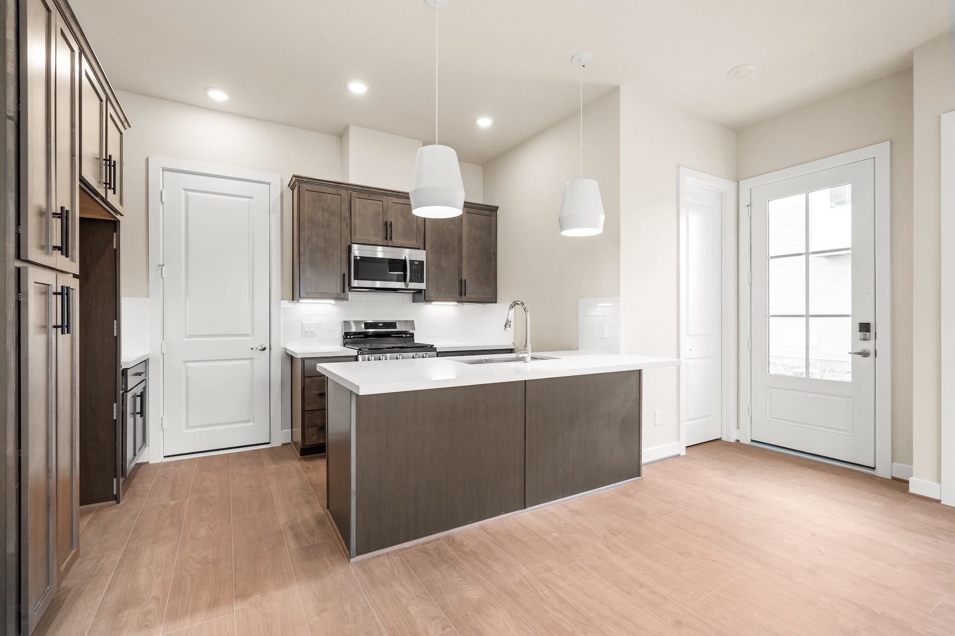 6551-6553 Rena Street, Houston, TX 77092 Kitchen Previous work by the builder in the community, not representation of exact unit listed.
