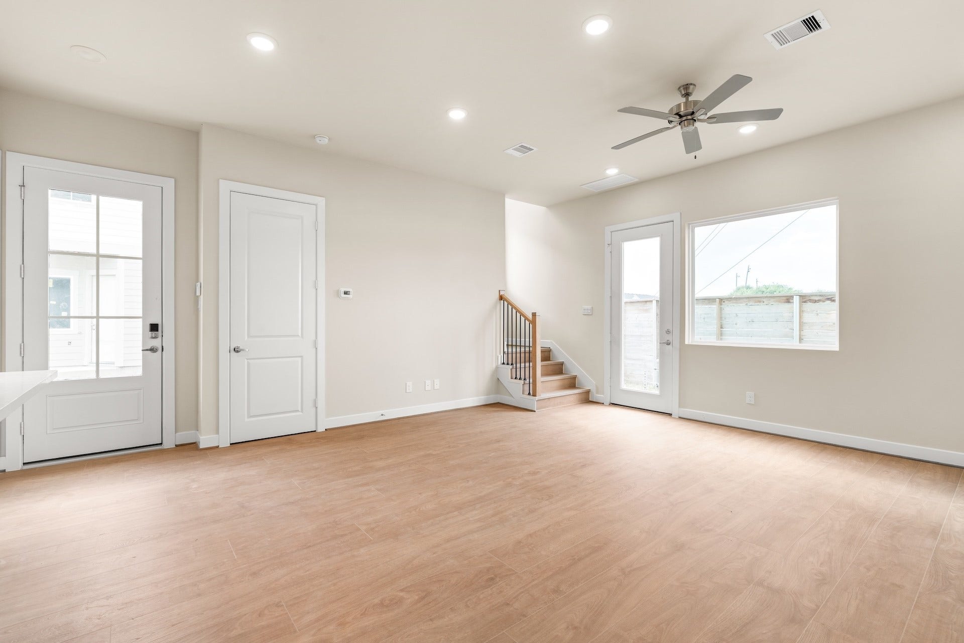 6551-6553 Rena Street, Houston, TX 77092 Living Room Previous work by the builder in the community, not representation of exact unit listed