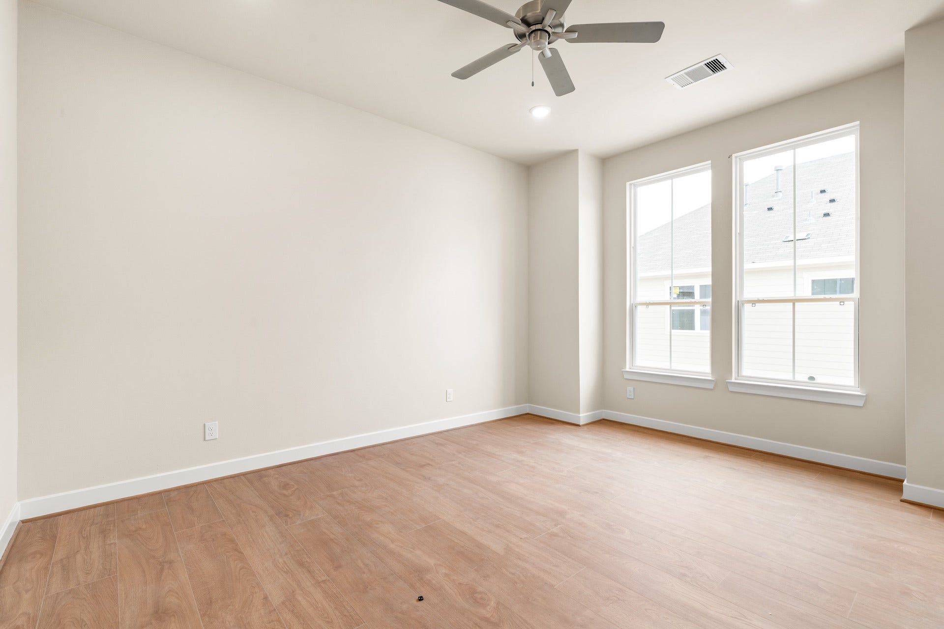 6551-6553 Rena Street, Houston, TX 77092 Primary Bedroom Previous work by the builder in the community, not representation of exact unit listed.