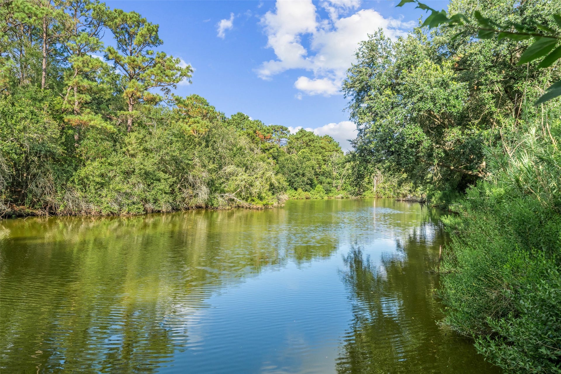 7714 Pecanwood Street, Hitchcock, TX 77563 Gorgeous view of the water, right from your own backyard pier.