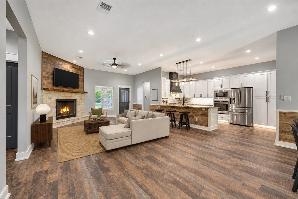 VIRTUALLY STAGED FAMILY ROOM