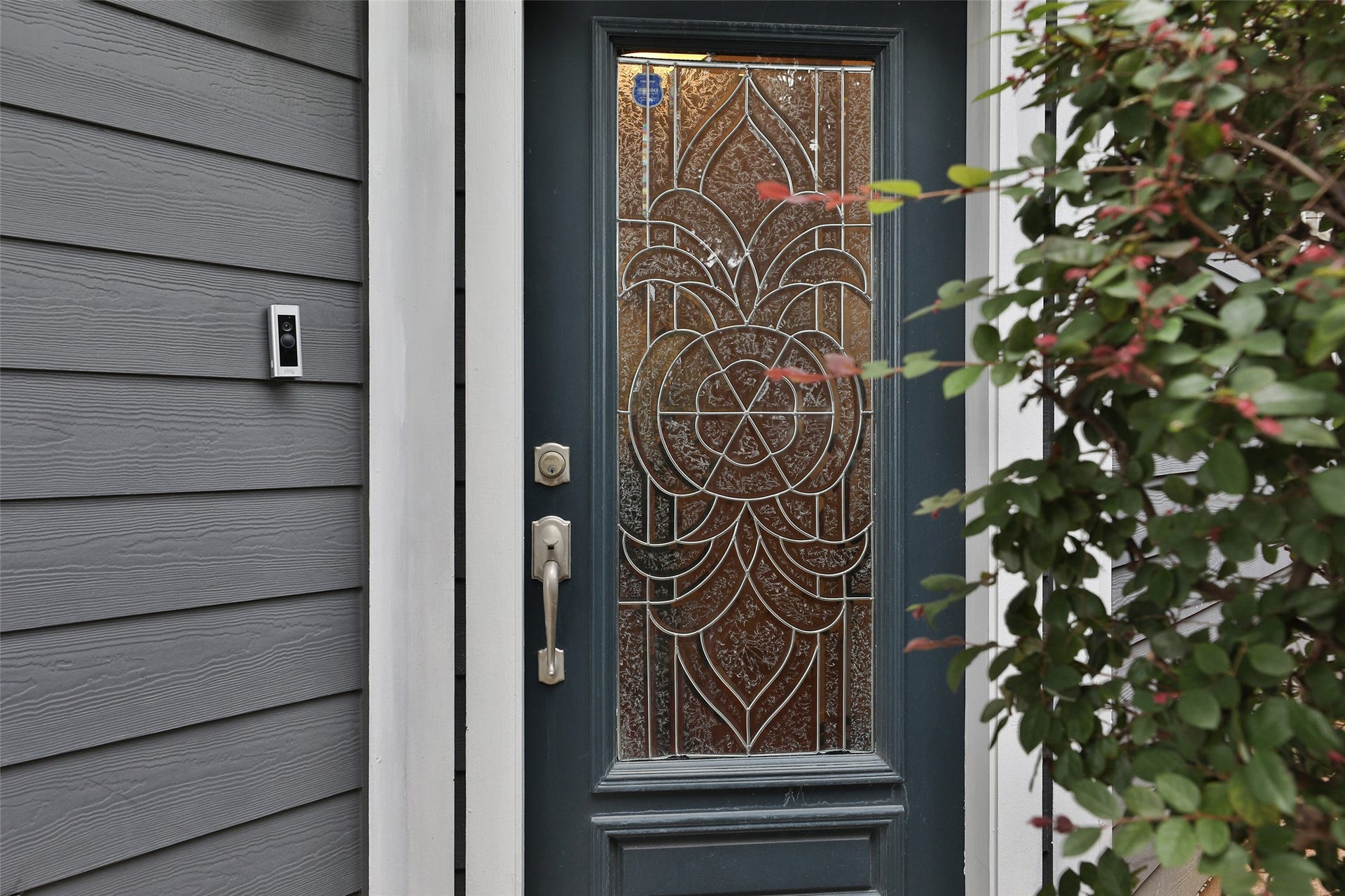 Front door.