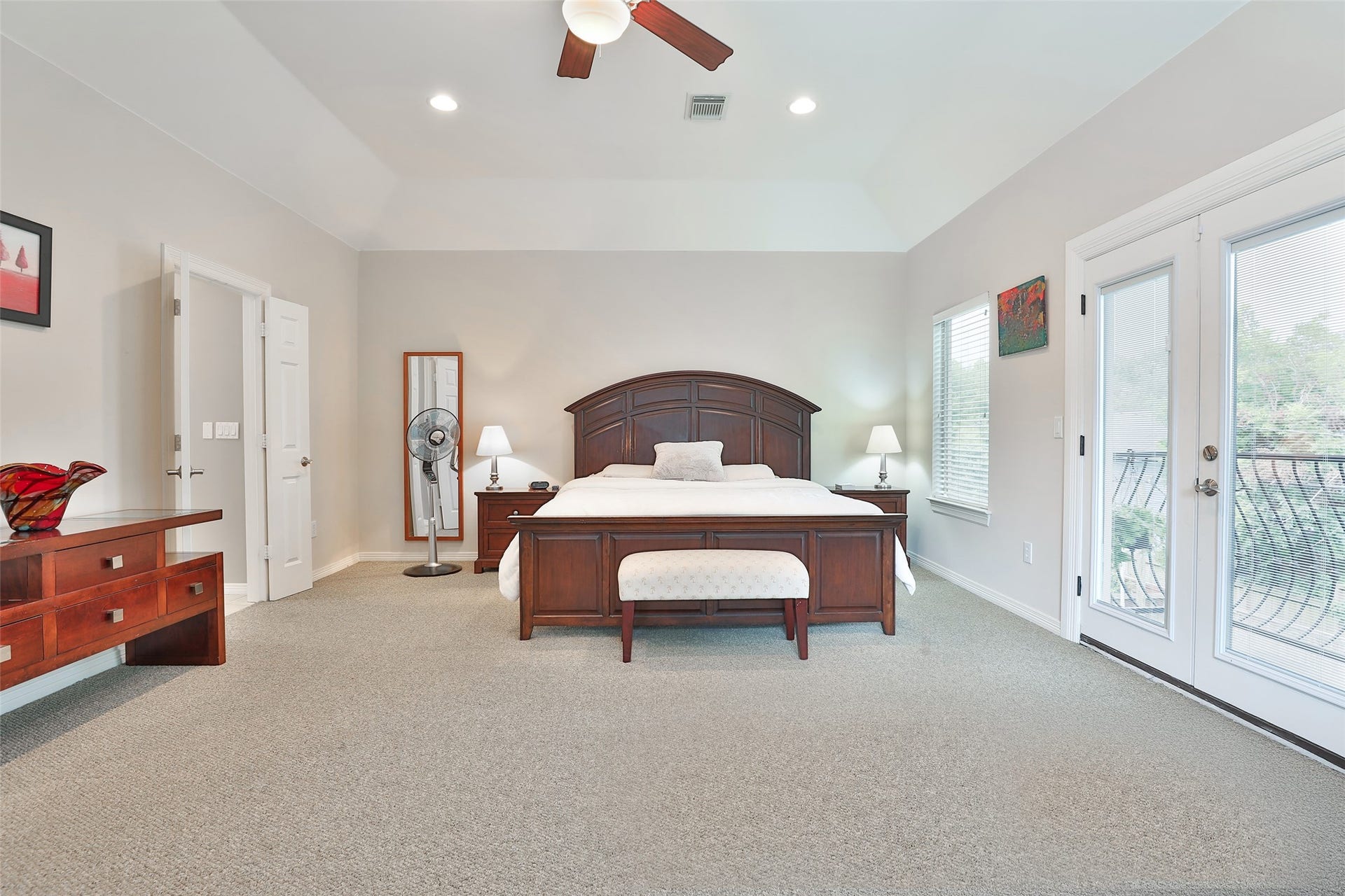 Huge primary bedroom.