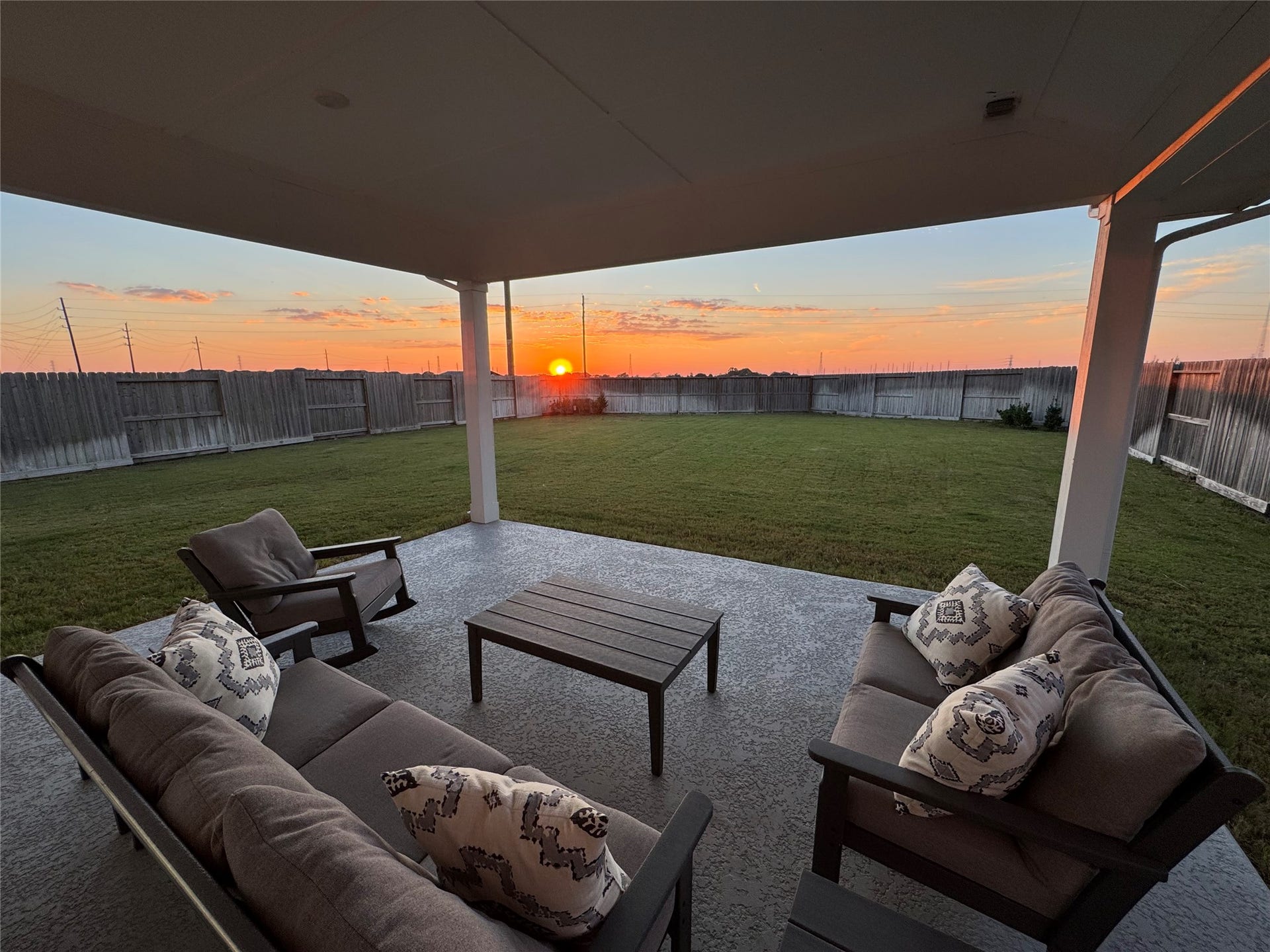 These tranquil sunset views cannot be beat!