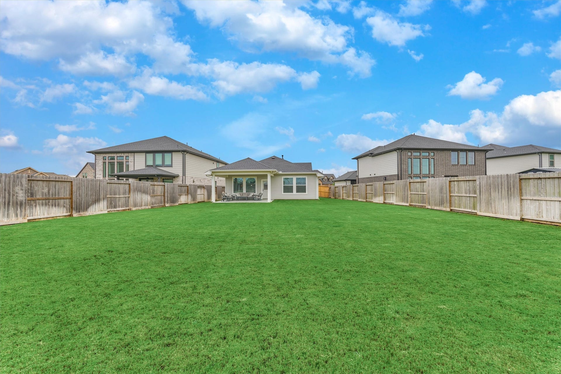 Massive backyard is truly one of a kind in Jubilee!