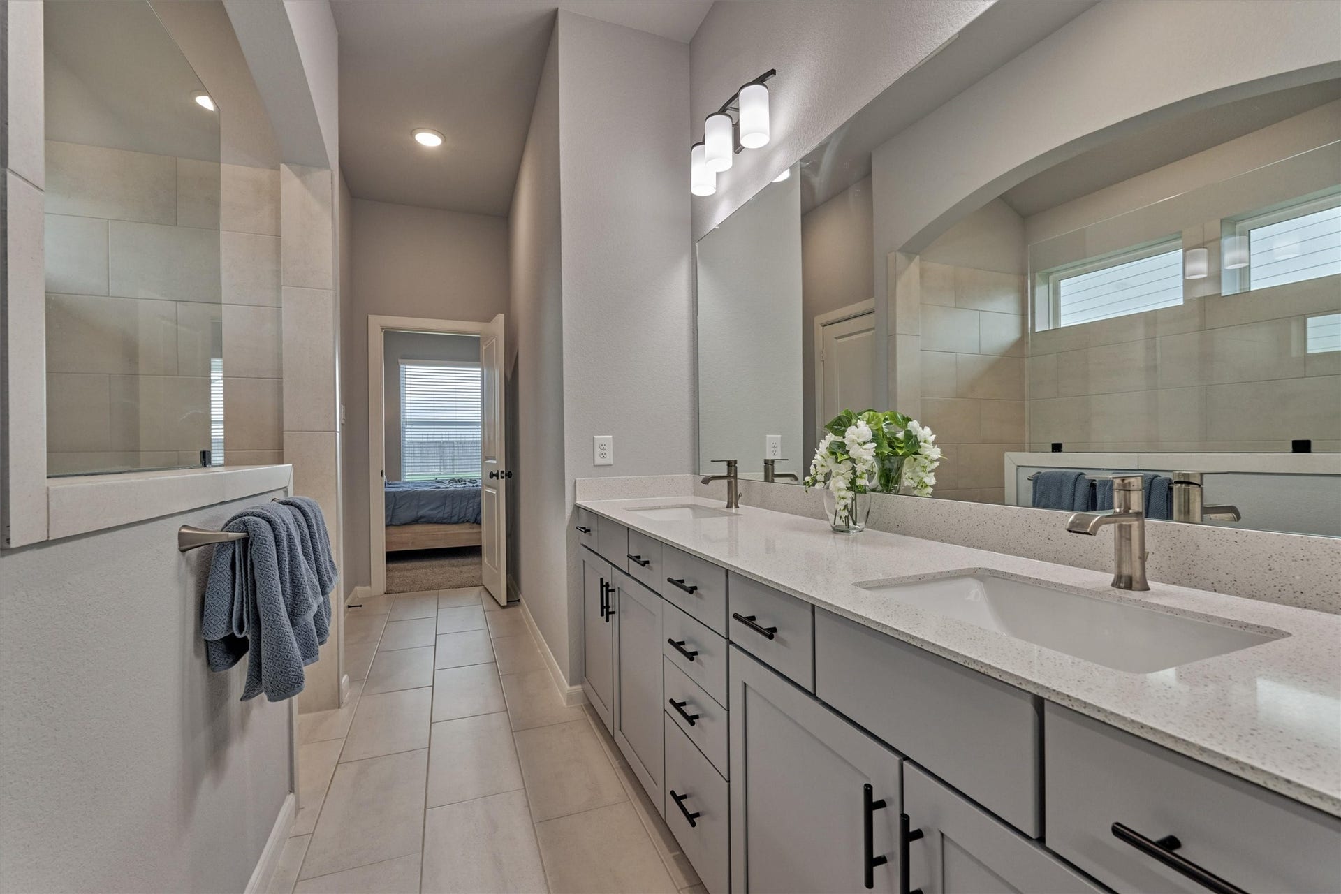 Spa like bath is a welcome retreat at the start and end of every day!