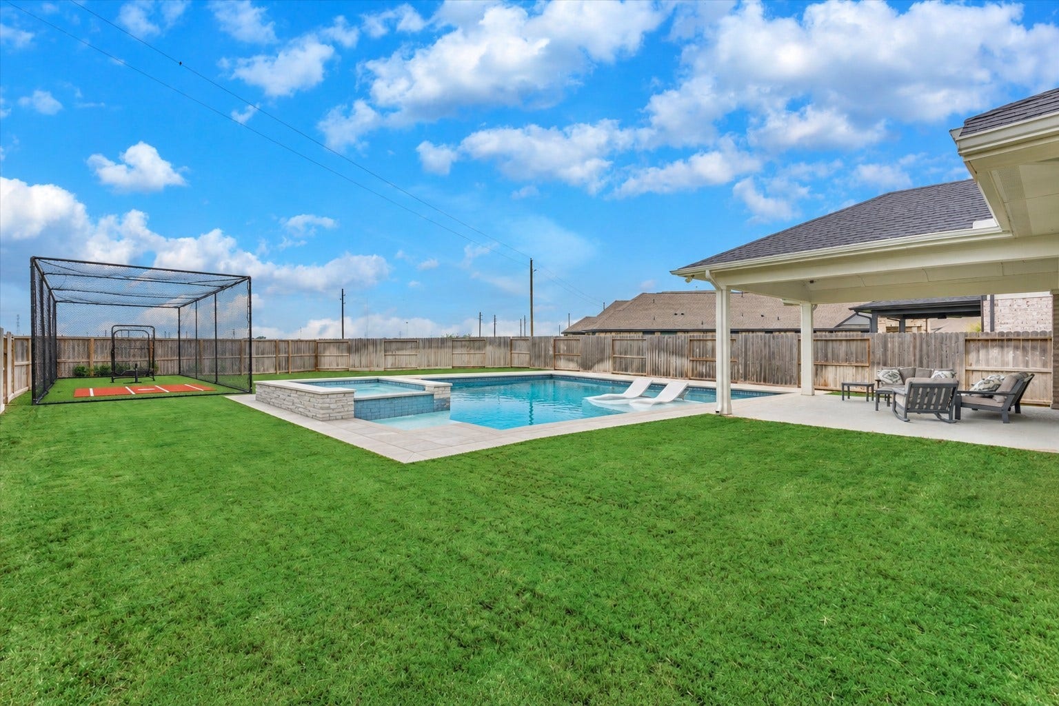 *This photo is virtually staged* Room for a pool, trampoline, swingset, batting cage, putting green...options are endless here!