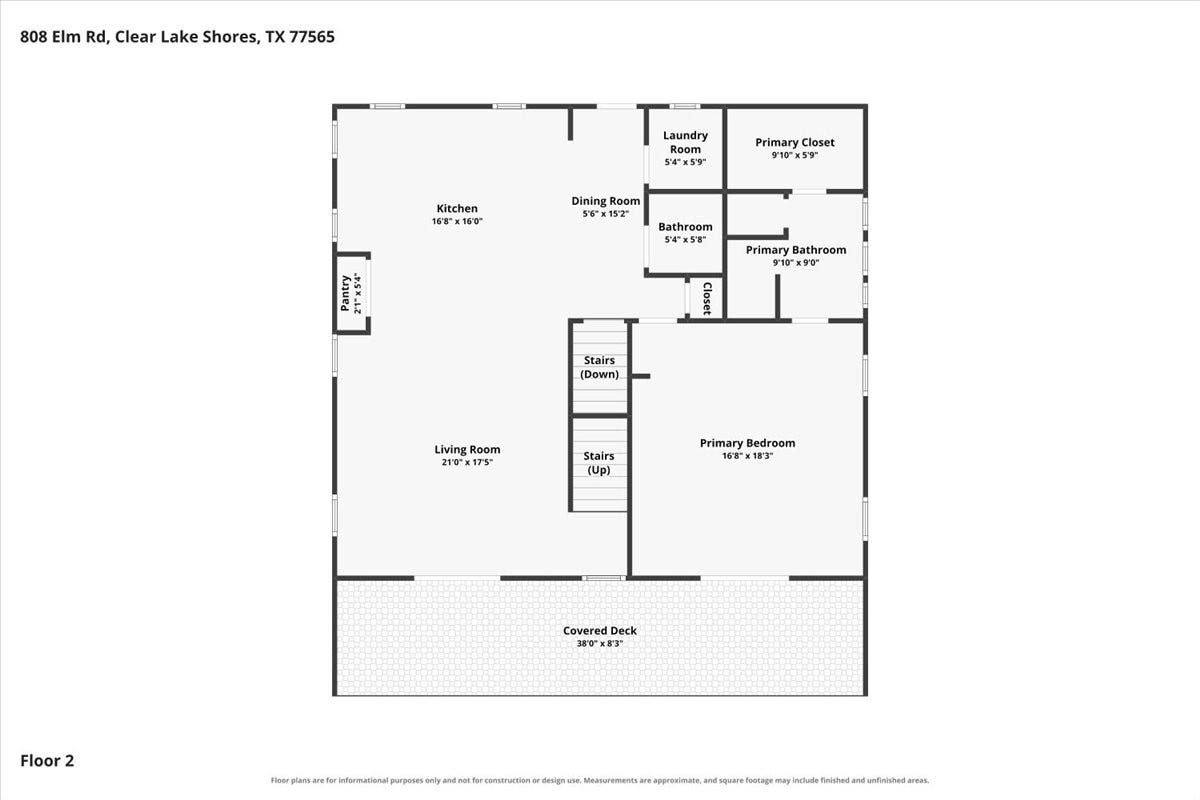 808 Elm Road, Clear Lake Shores, TX 77565 808 Elm Road, Clear Lake Shores, TX 77565